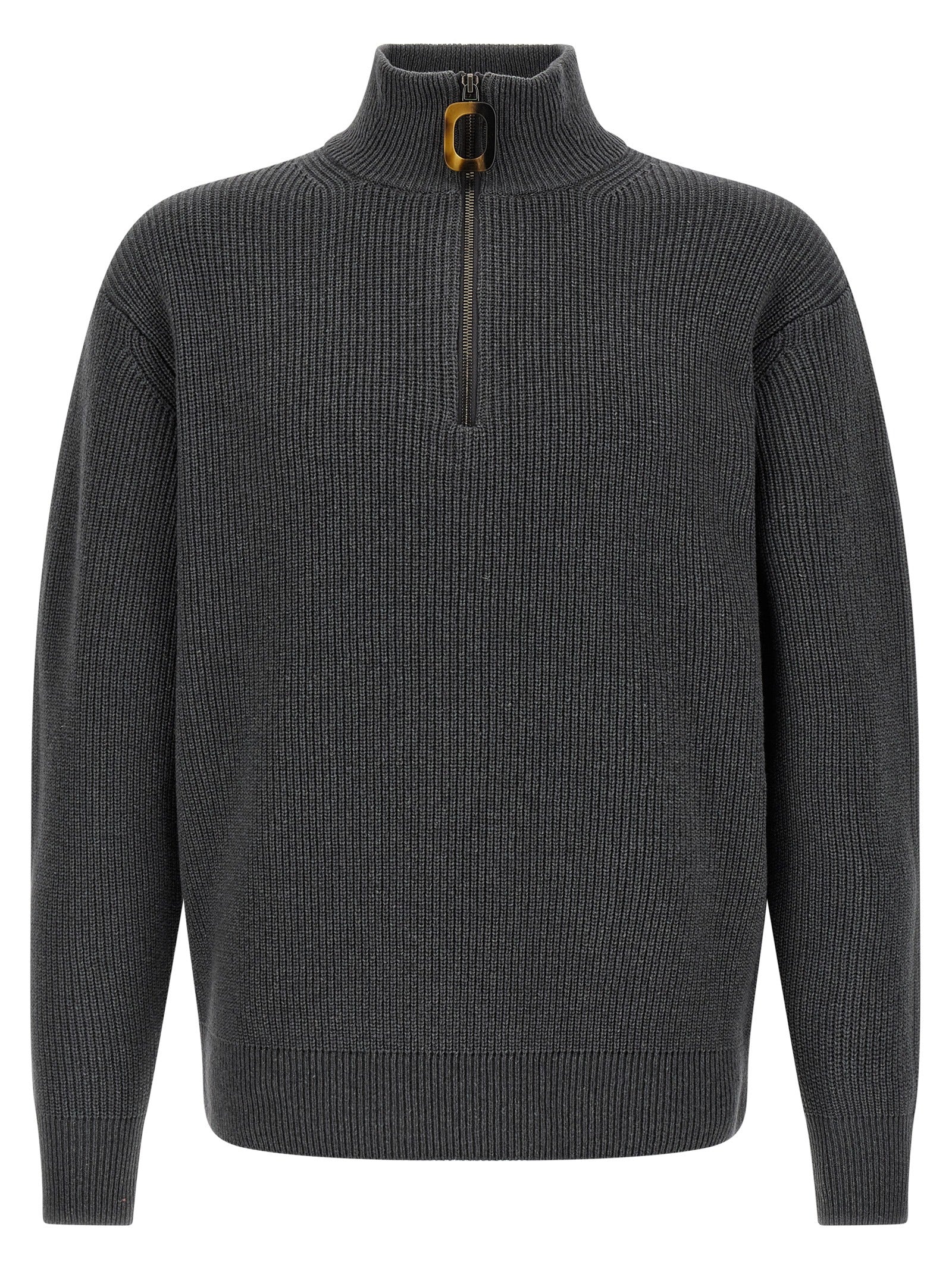 Gray Wool Cardigan