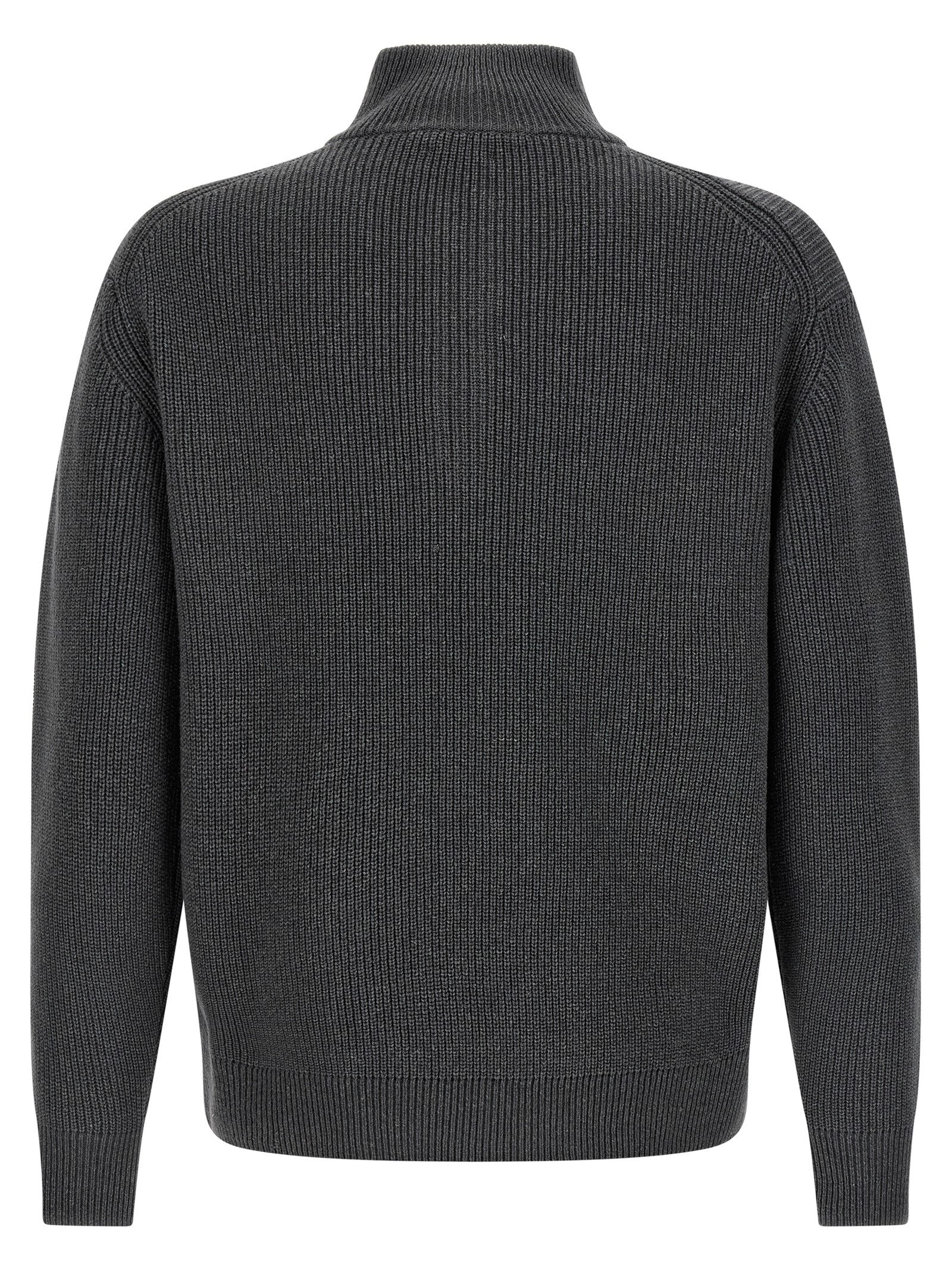 Gray Wool Cardigan