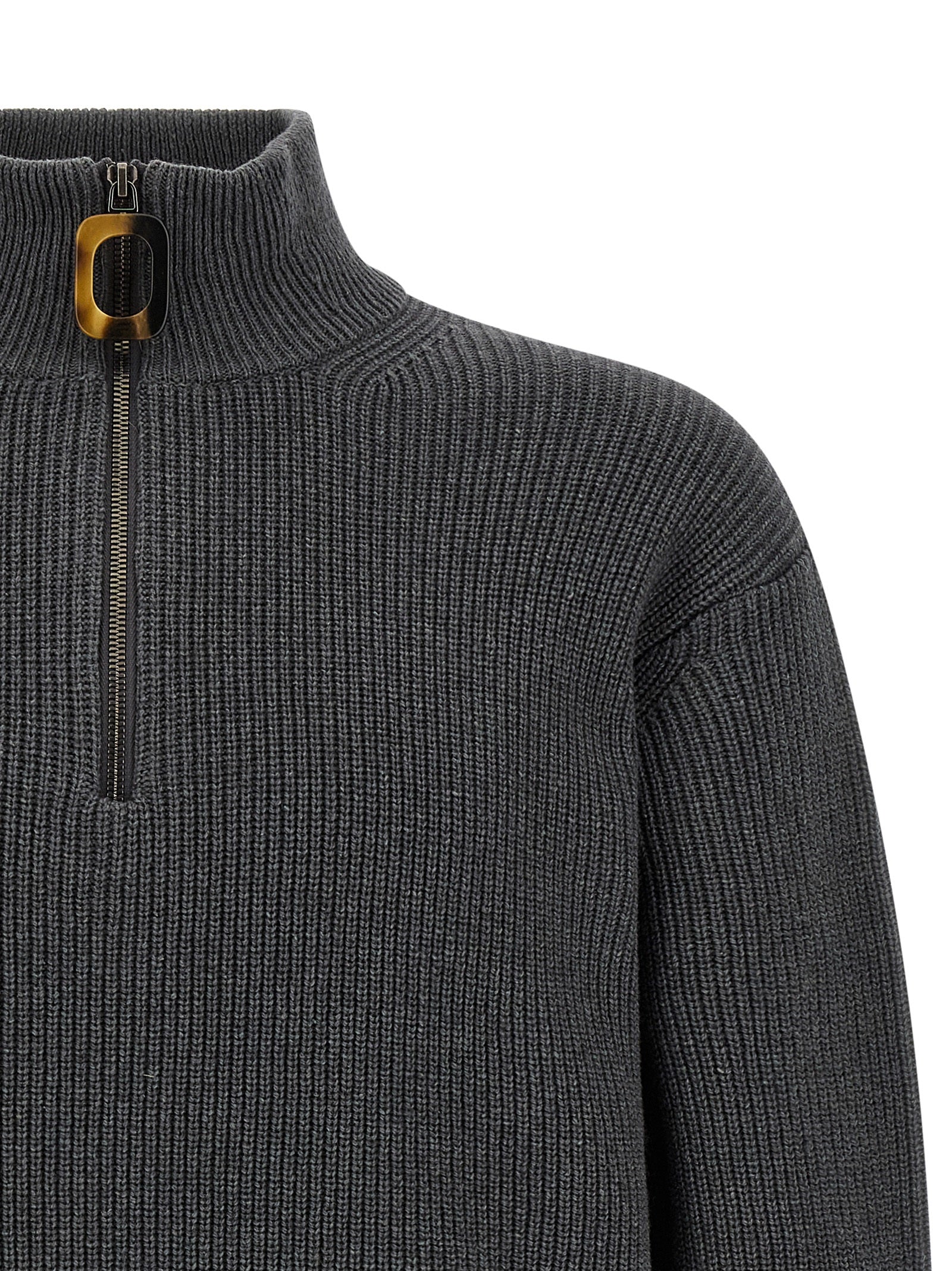 Gray Wool Cardigan