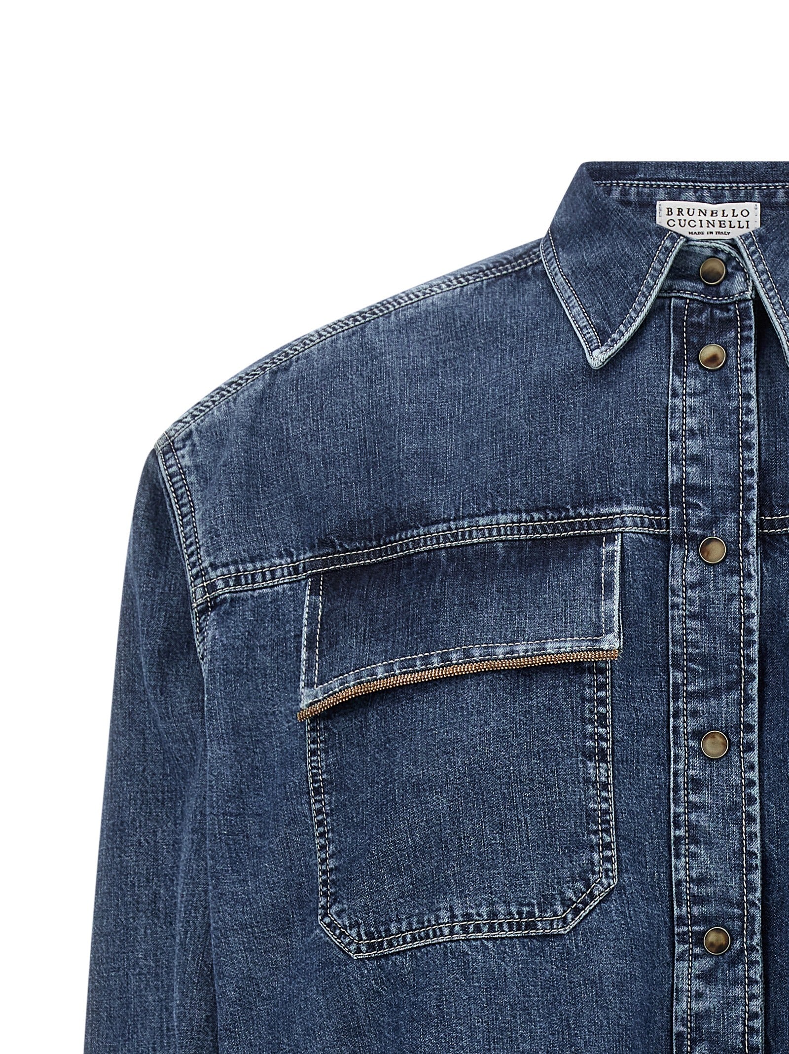 Blue Cotton Blouse