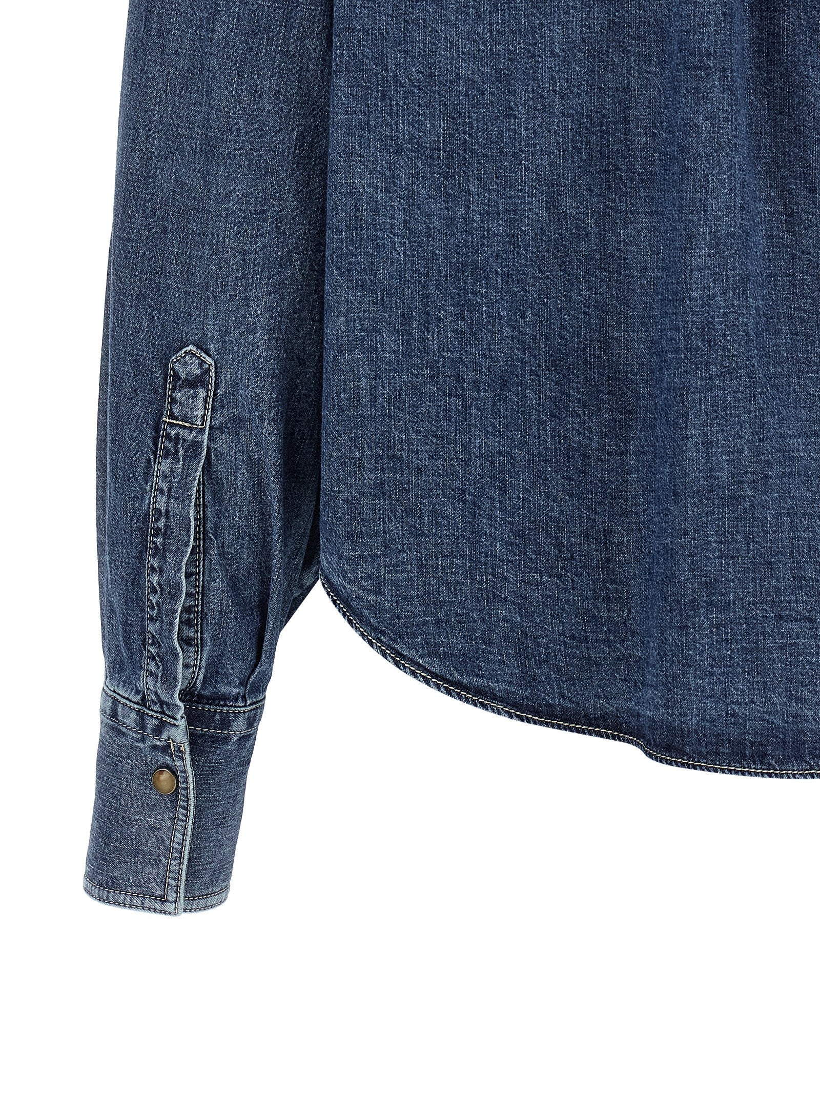 Blue Cotton Blouse