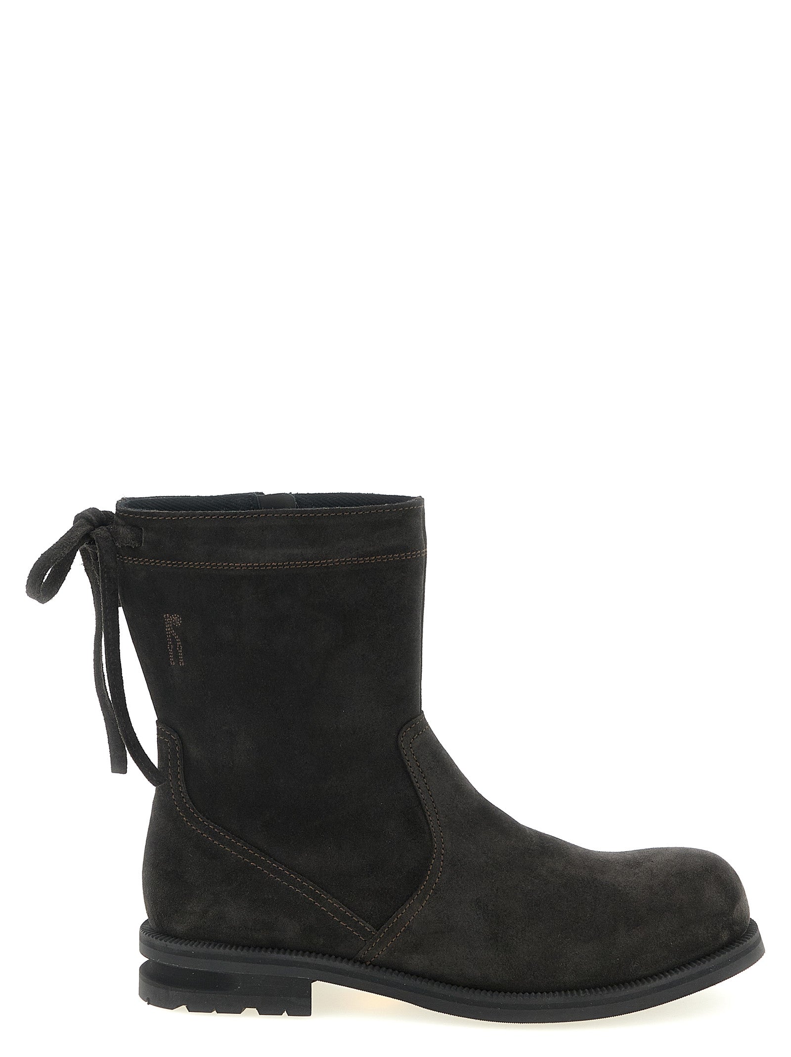 Brown Calfskin Ankle Boots