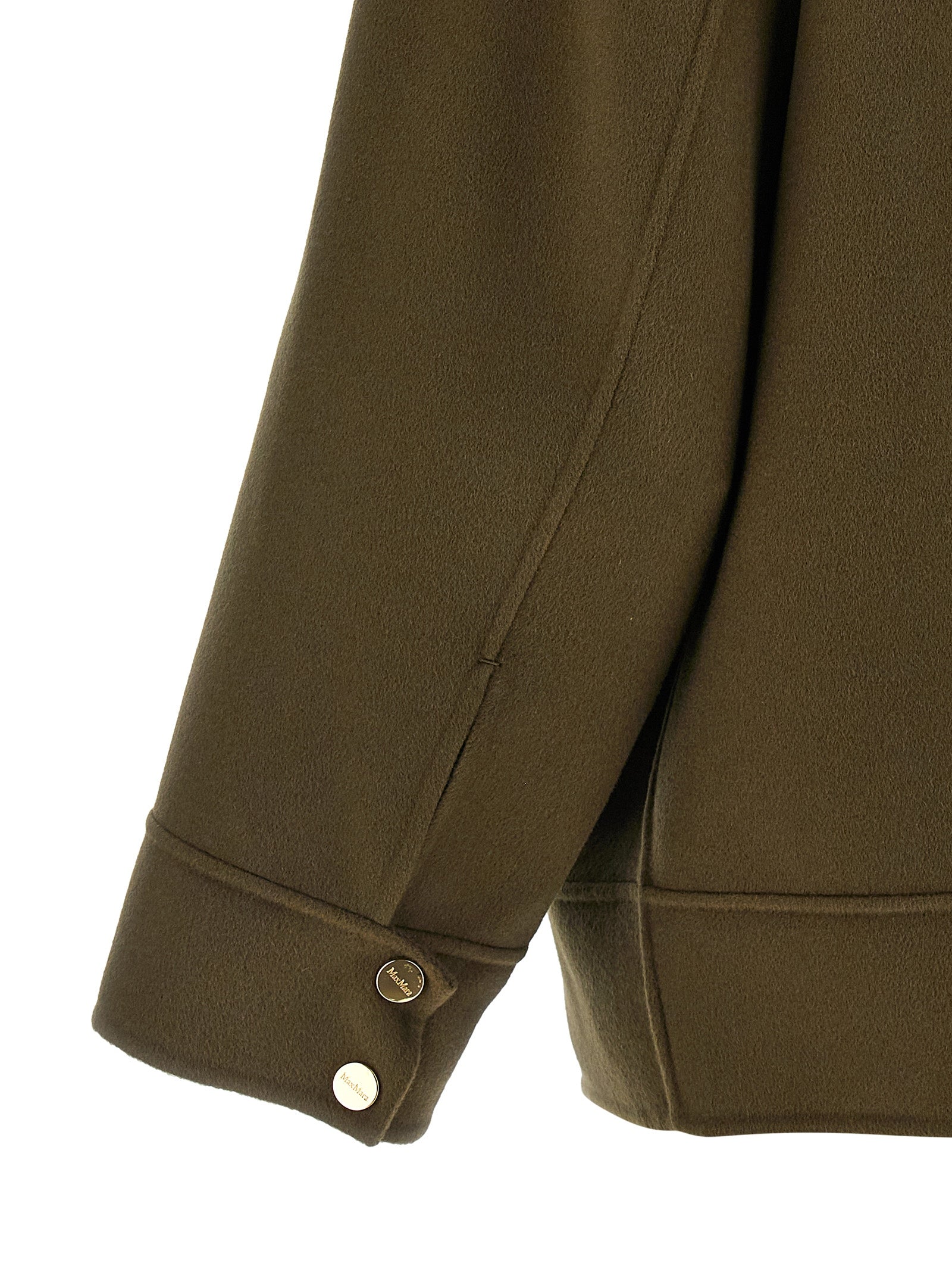 Bicolor Virgin Wool Coat
