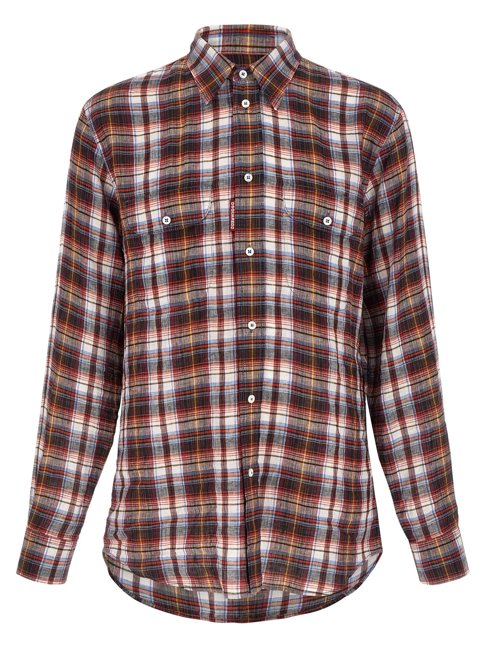 Multicolor Linen Blouse