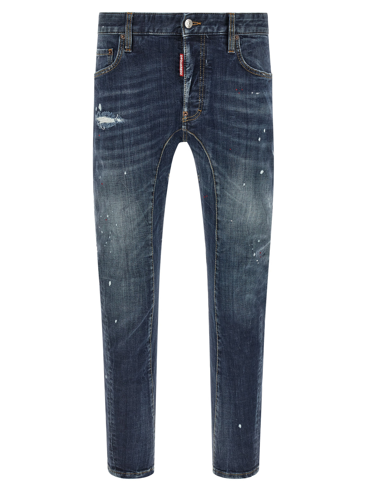 Blue Cotton Jeans Denim