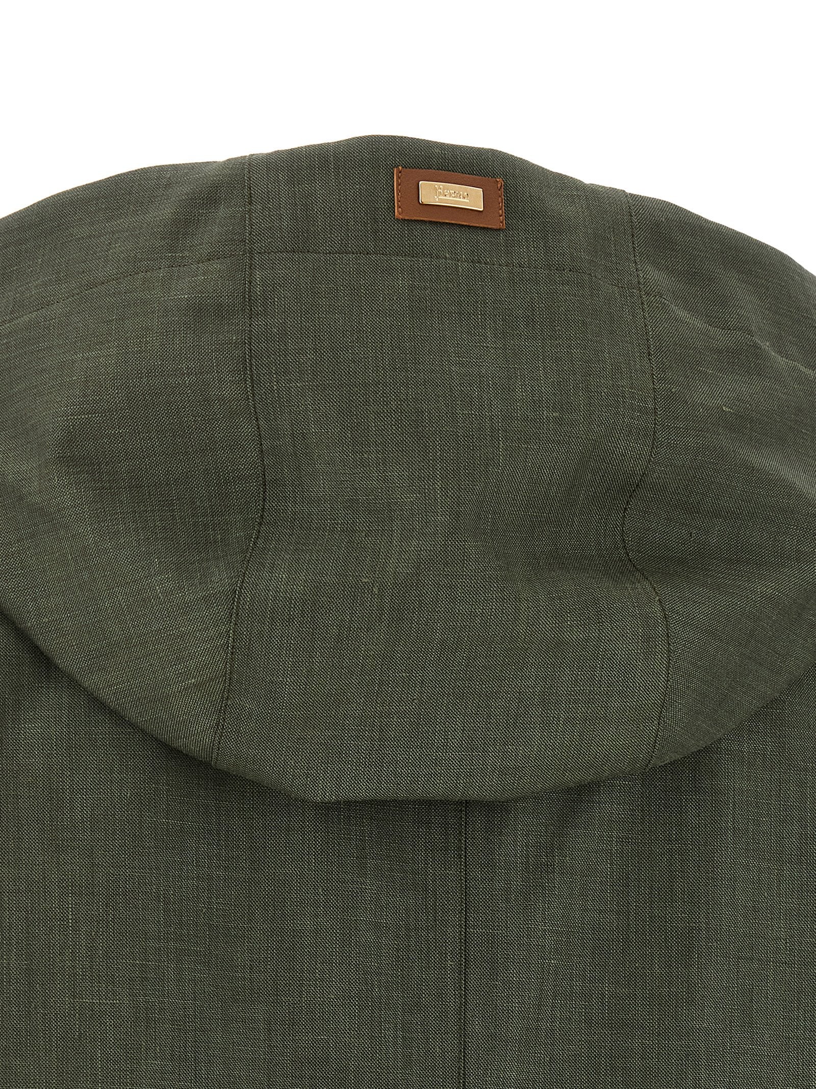 Bicolor Linen Coat