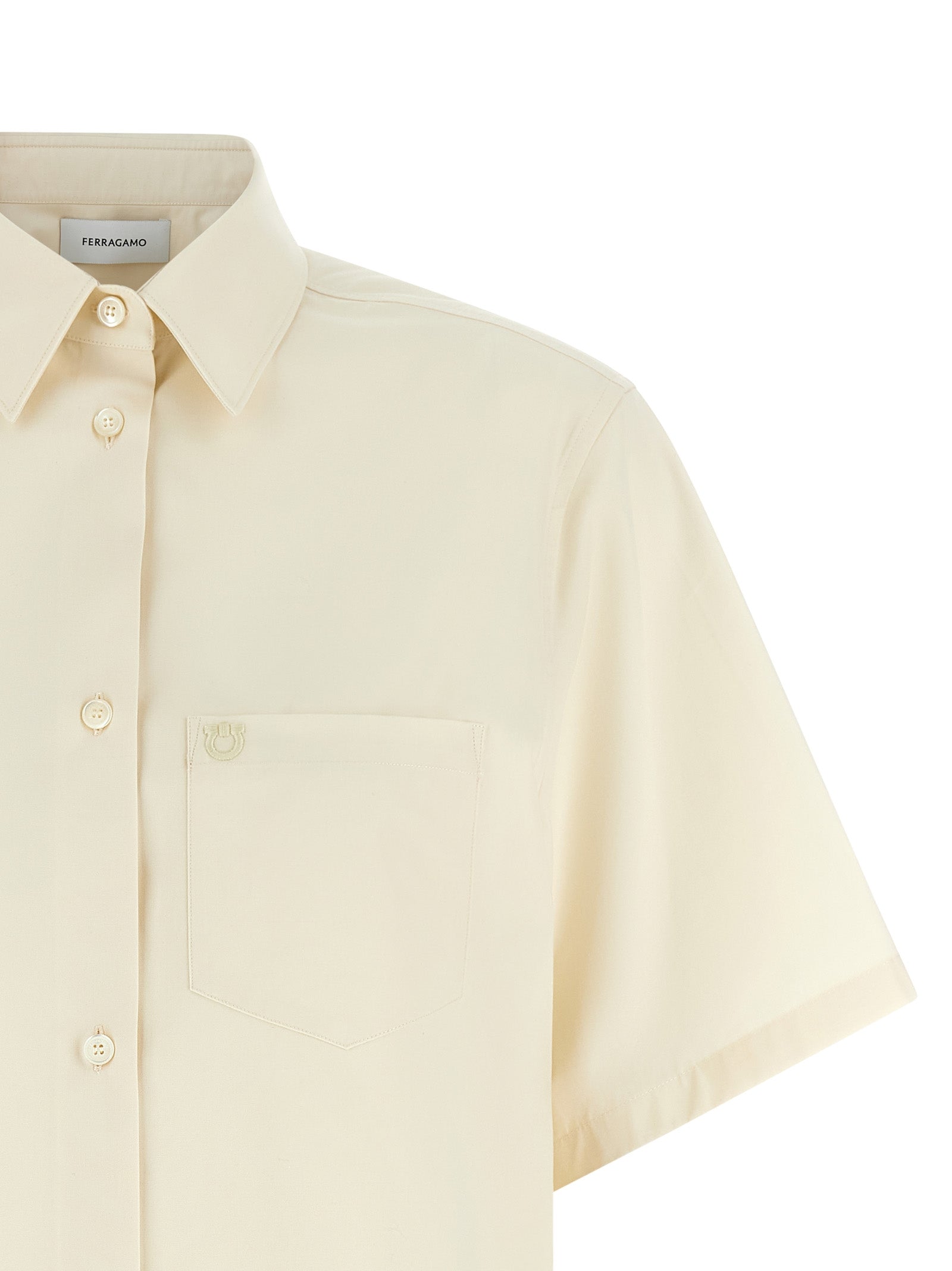Beige Cotton Blouse