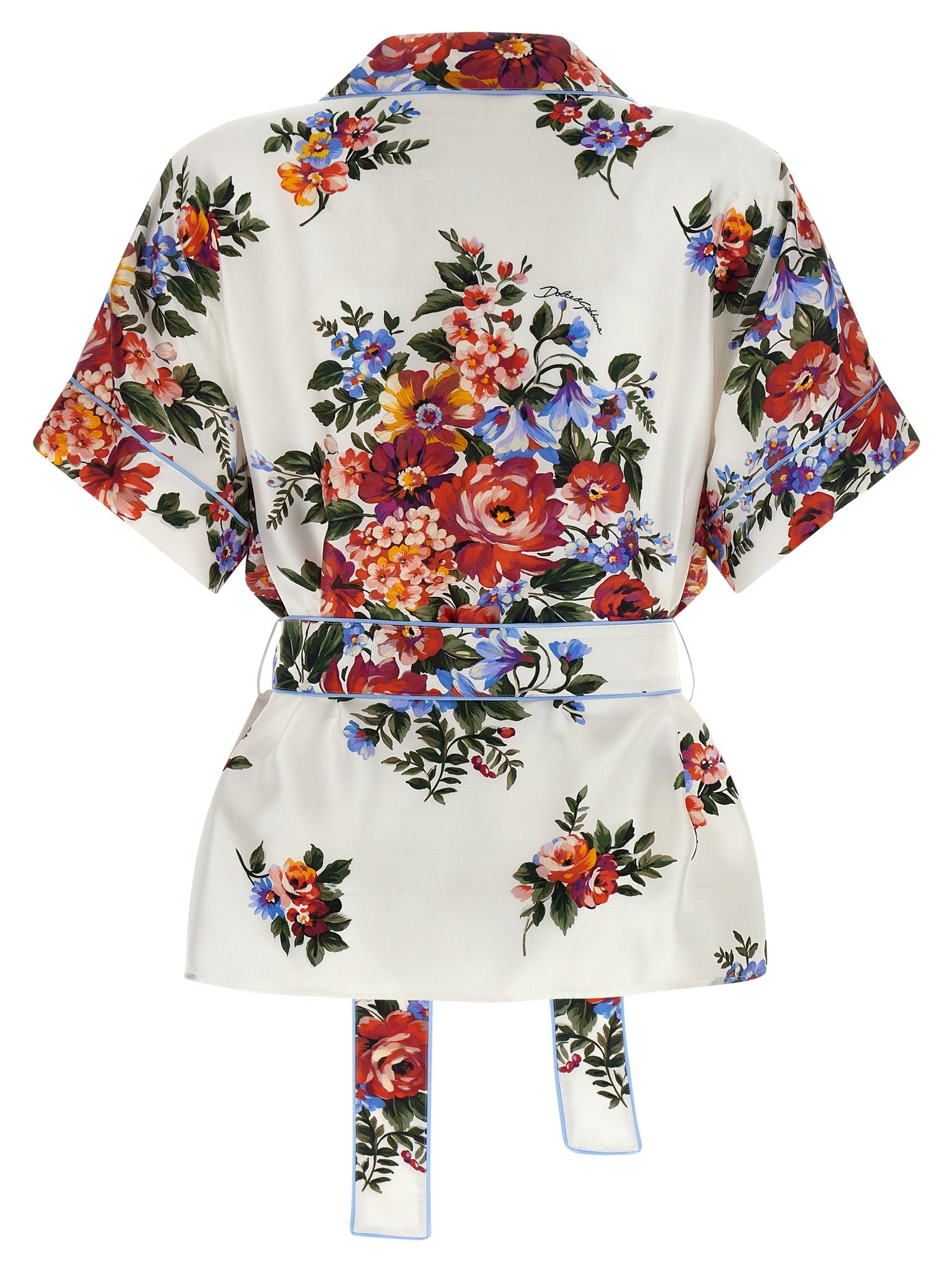 White Silk Blouse