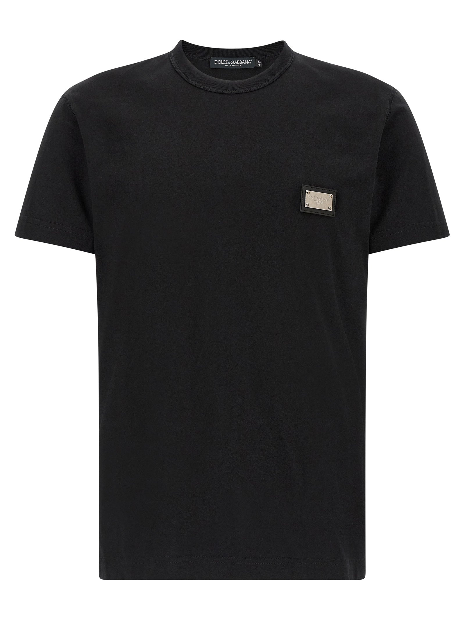 Black Cotton T-Shirt