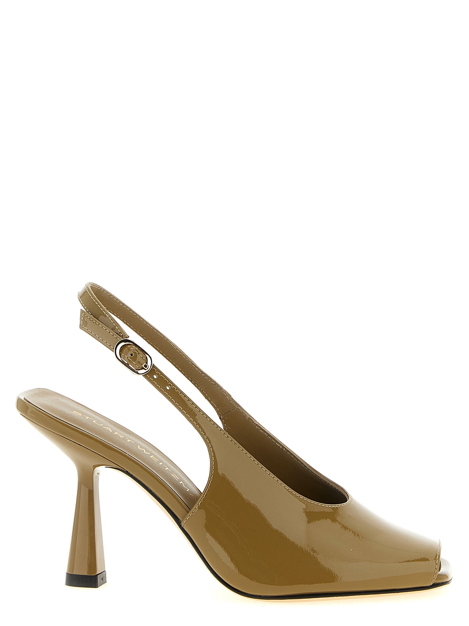 Bicolor Polyethylene High Heel Pumps