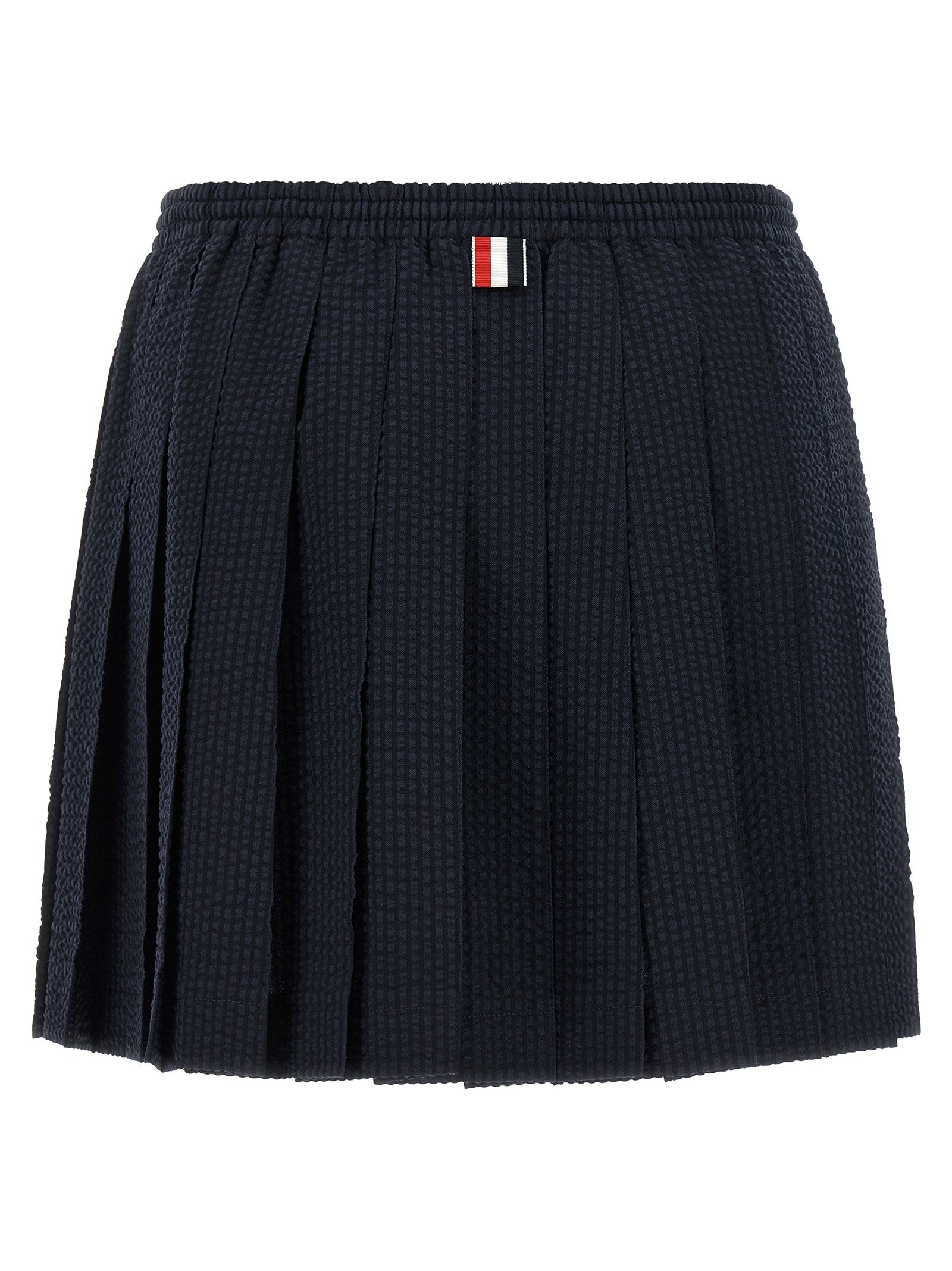 Blue Wool Long Skirt