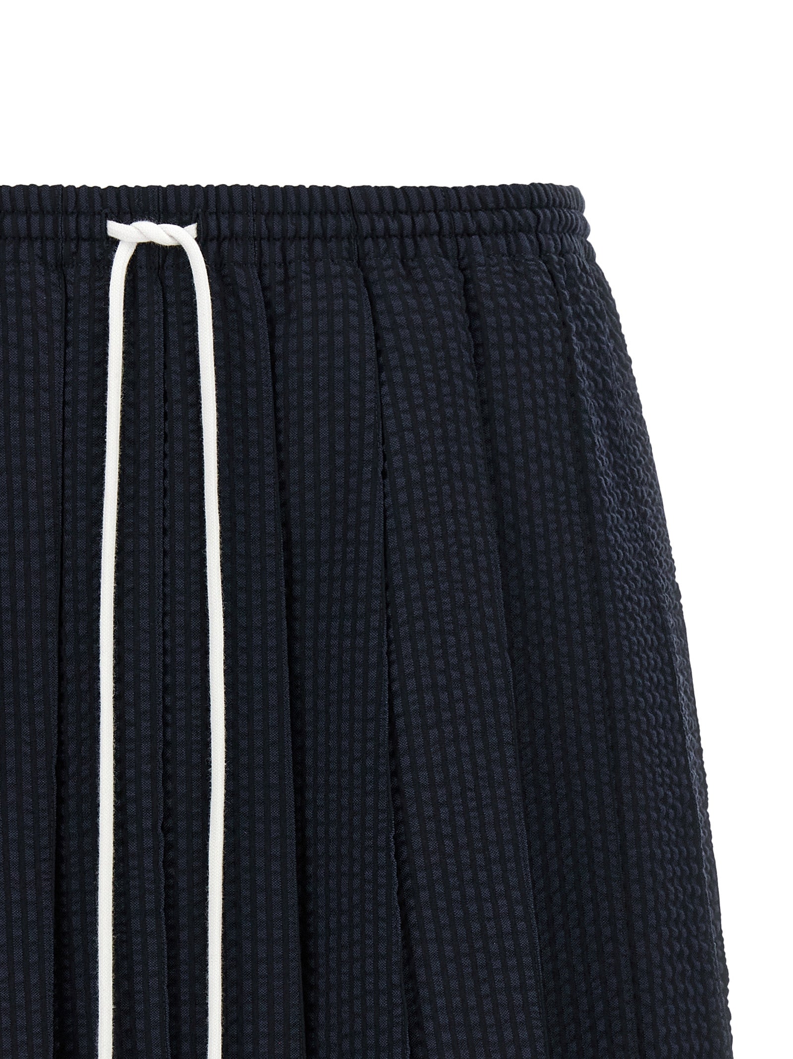 Blue Wool Long Skirt