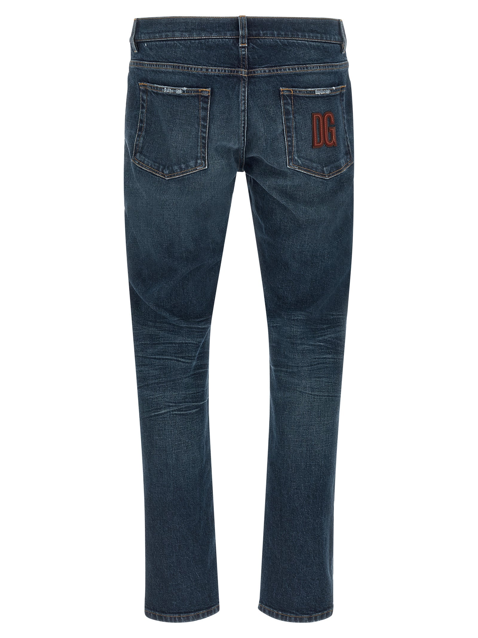 Blue Cotton Jeans Denim