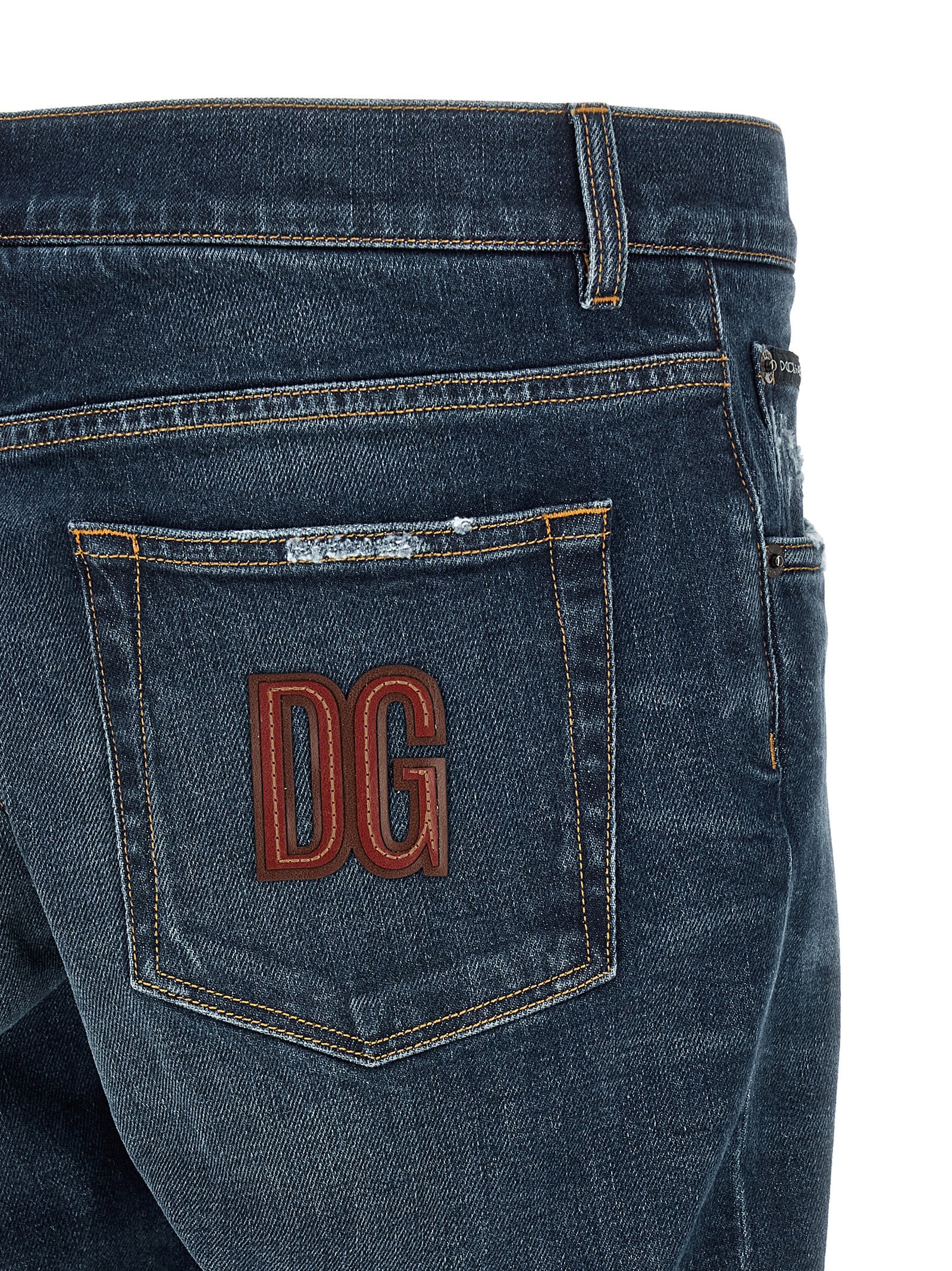 Blue Cotton Jeans Denim