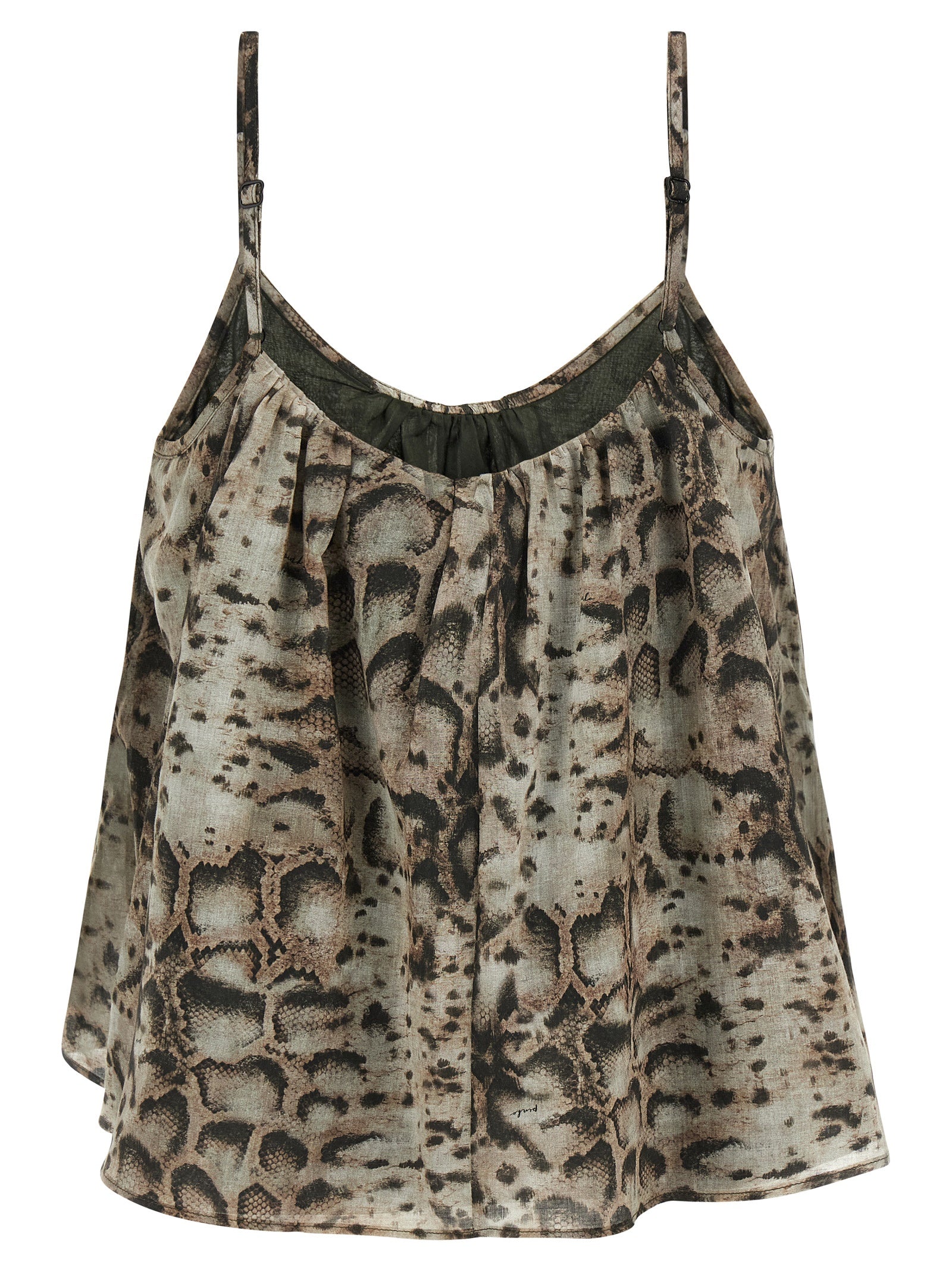 Gray Cotton Blouse
