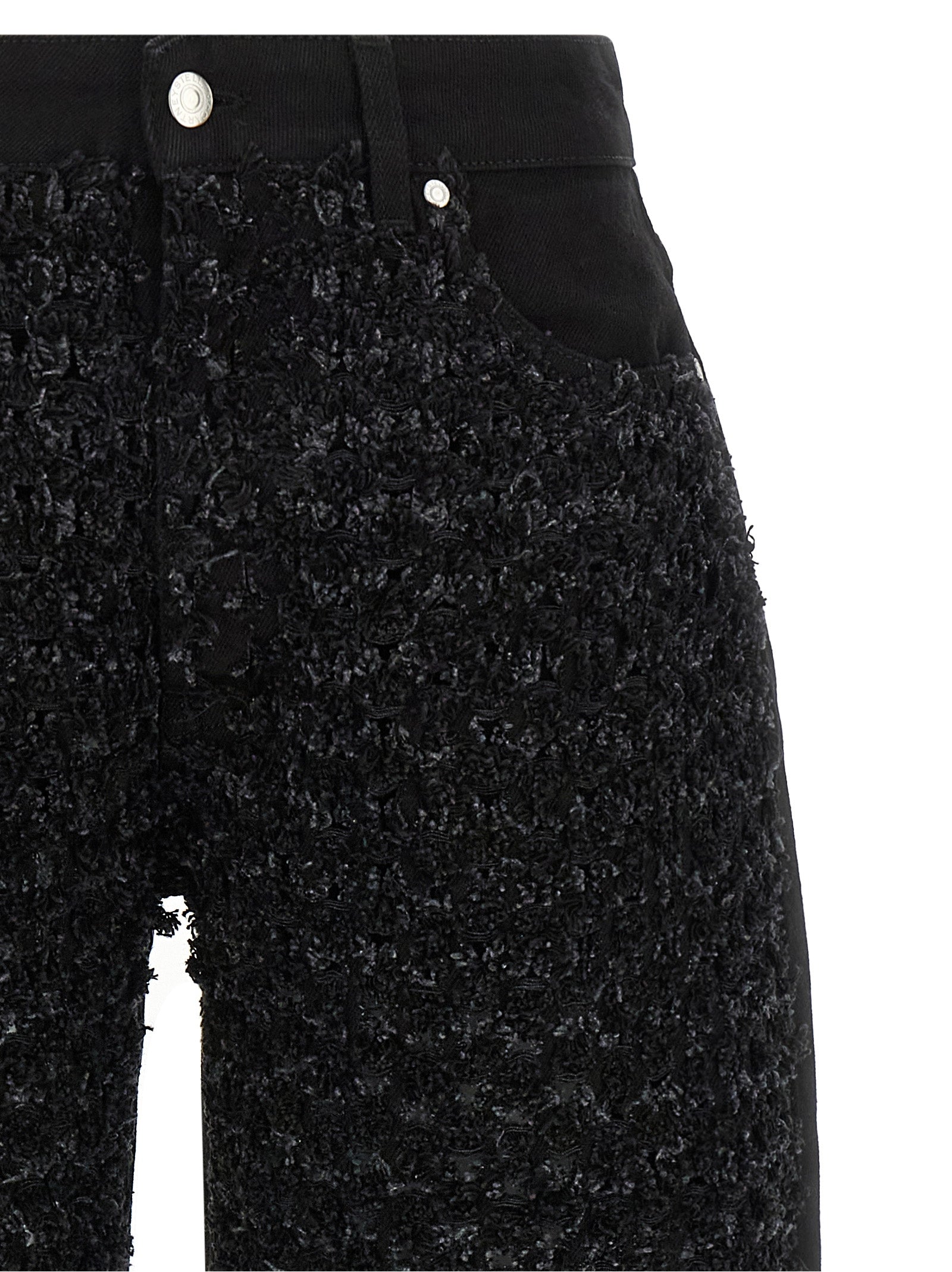 Black Cotton Jeans Denim