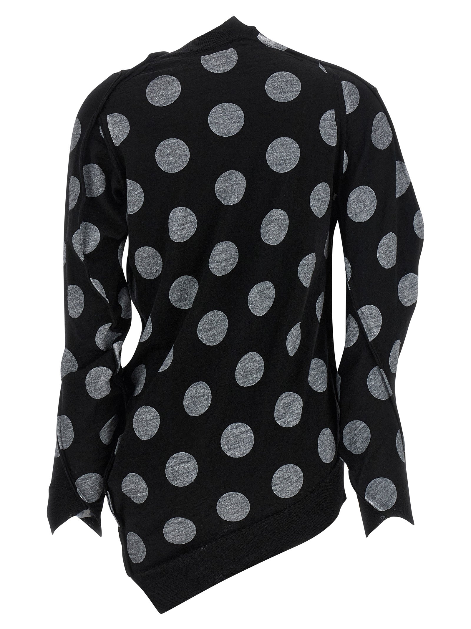 Bicolor Wool Cardigan