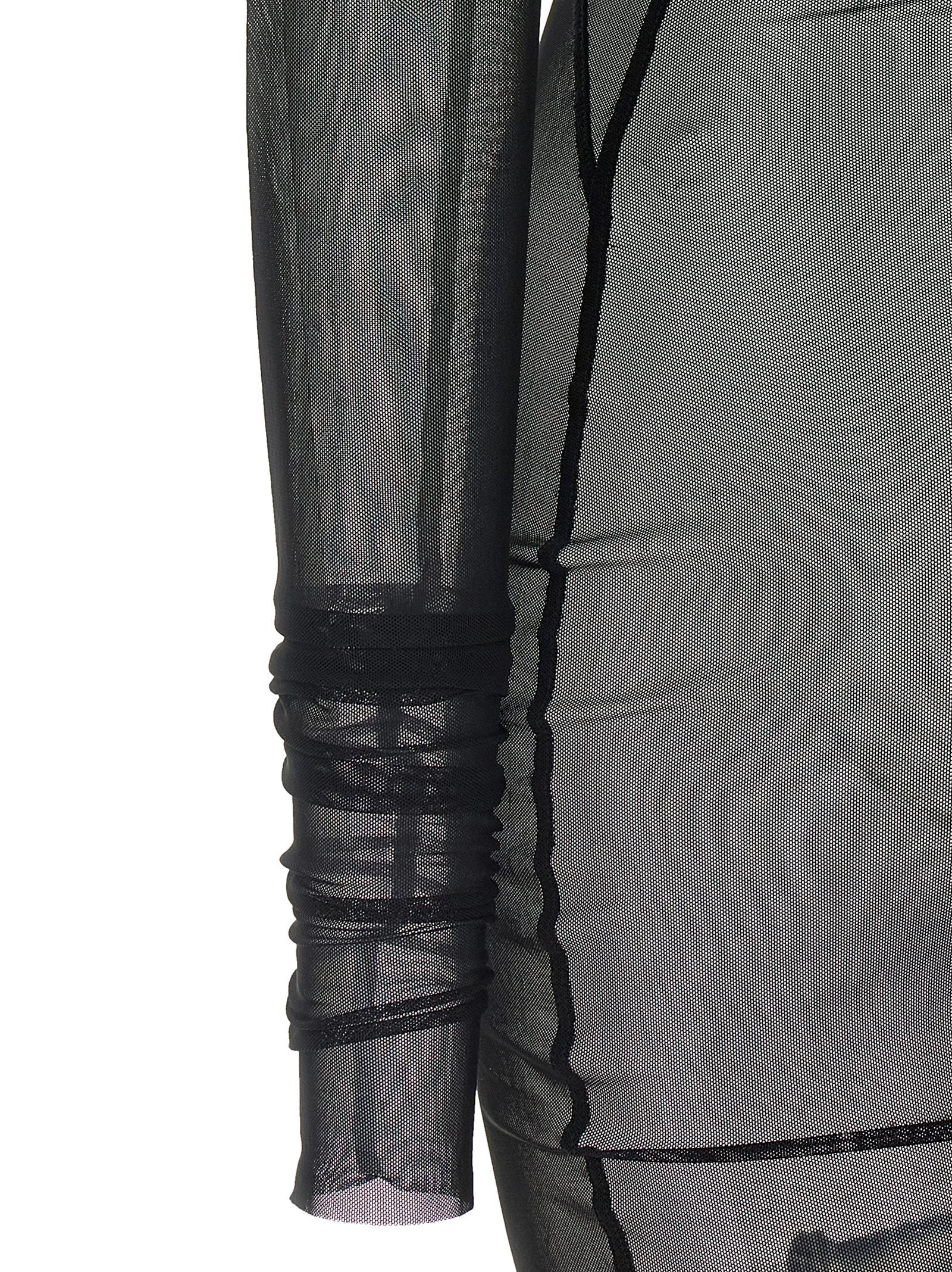 Black Nylon Long Dress