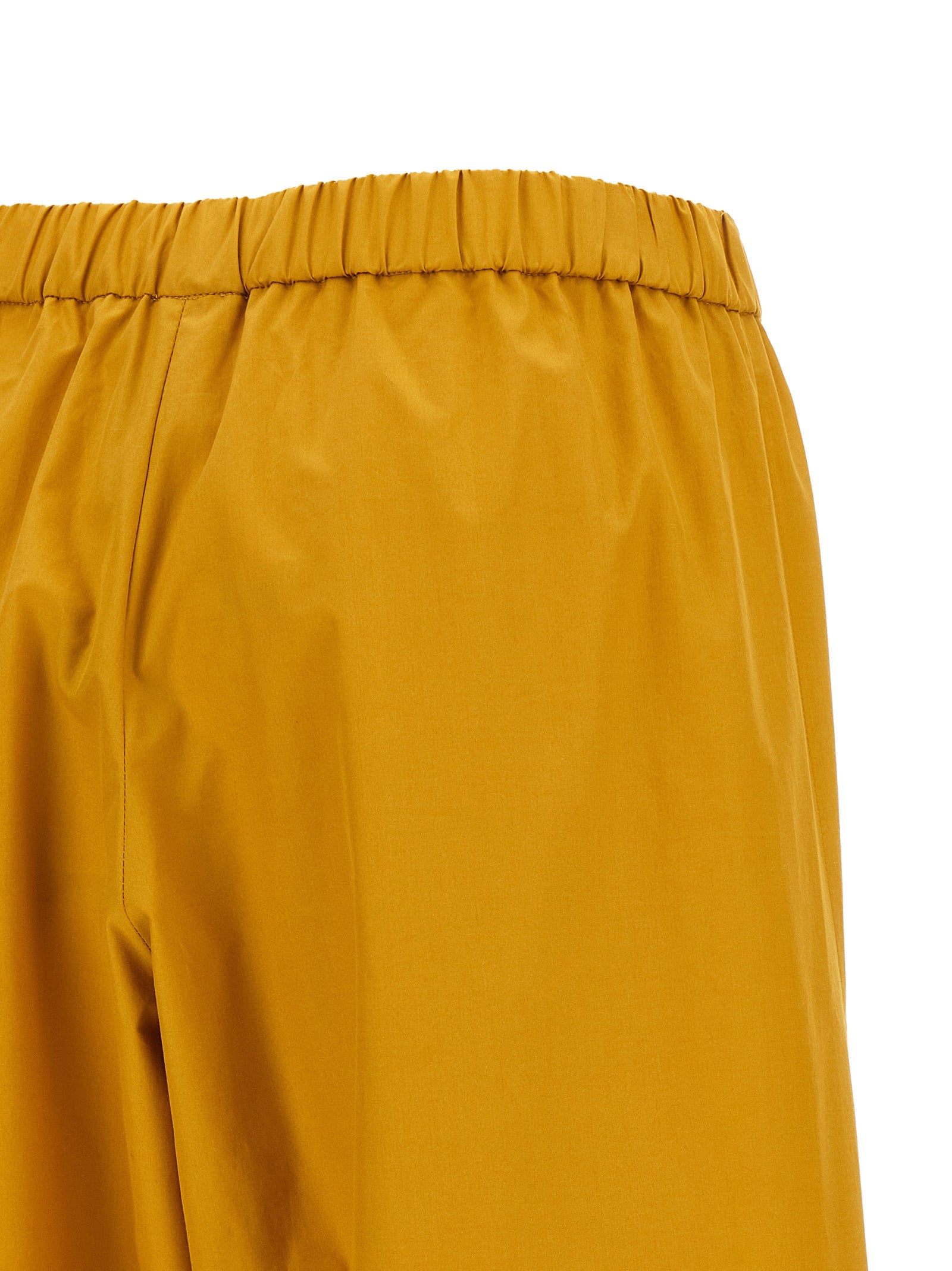 Bicolor Cotton Casual Pants