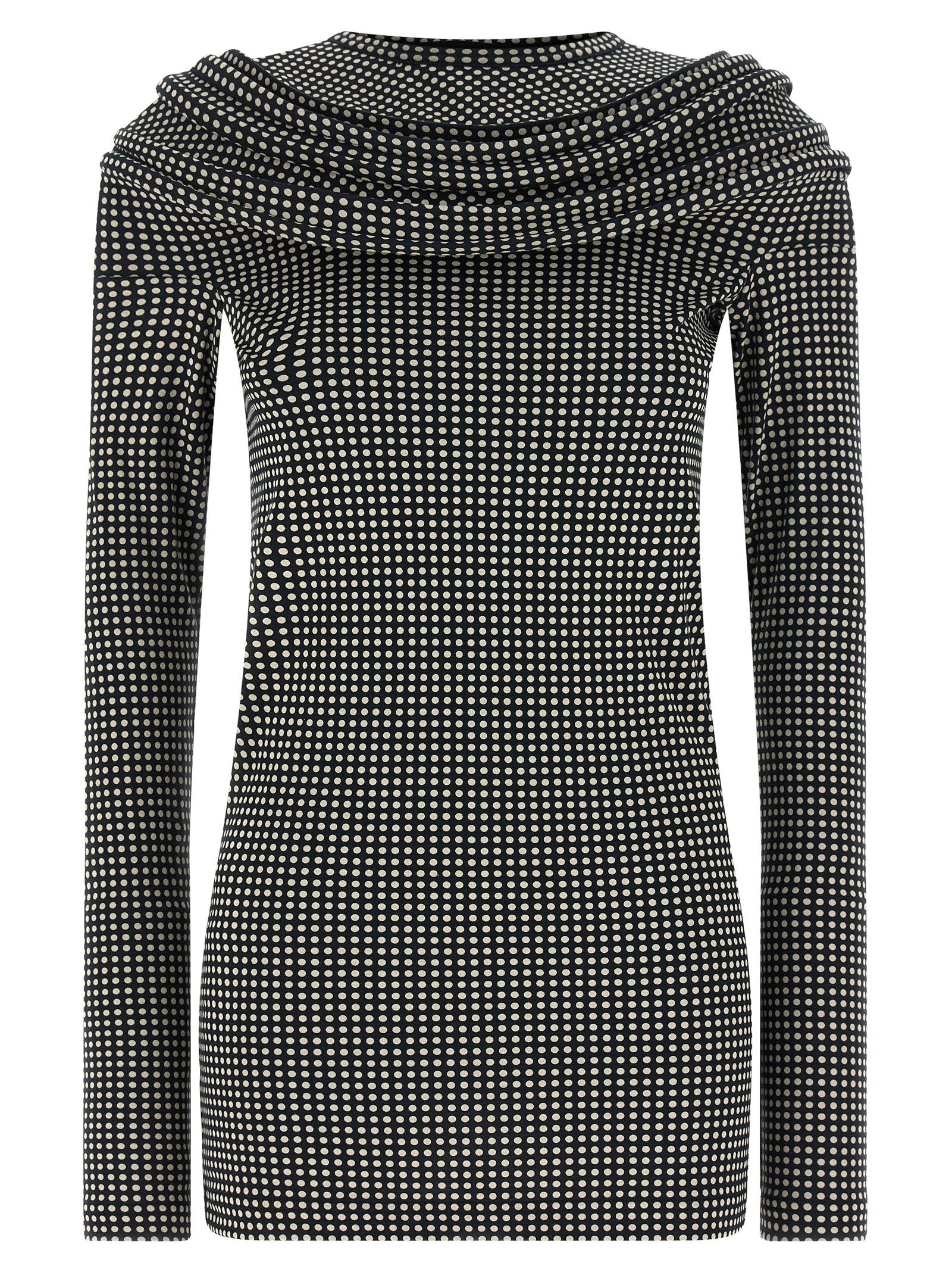 Bicolor Cotton Short Dress