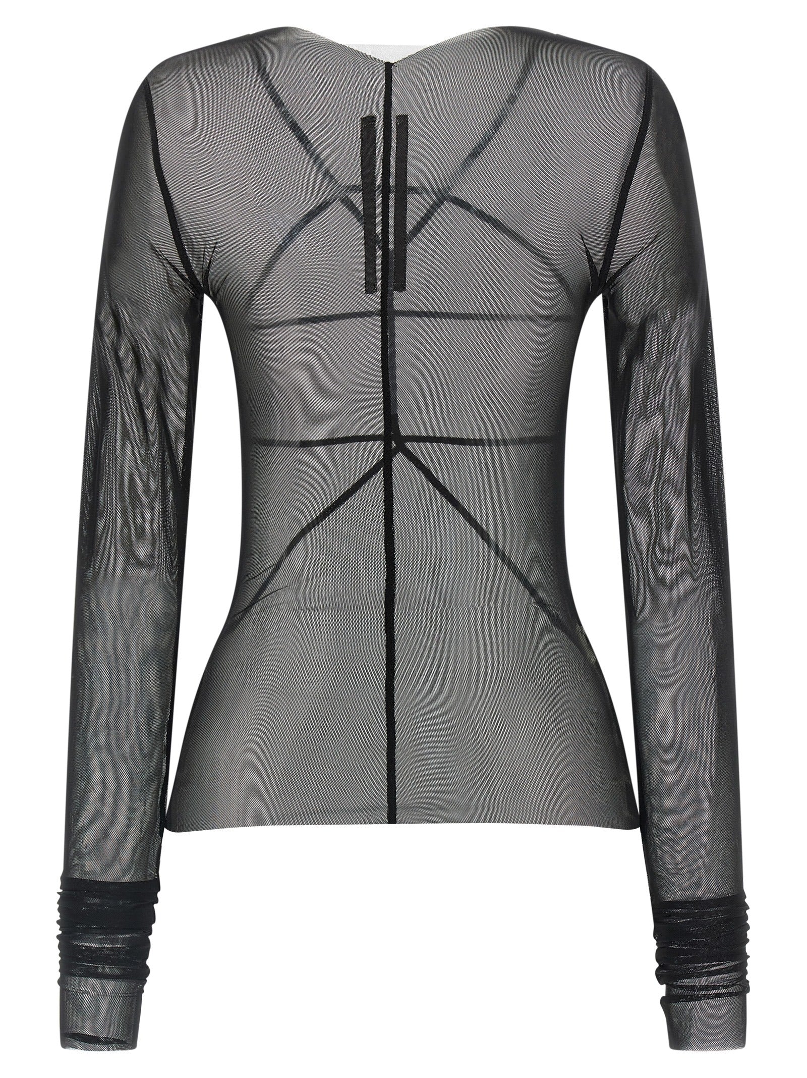 Black Nylon Cardigan
