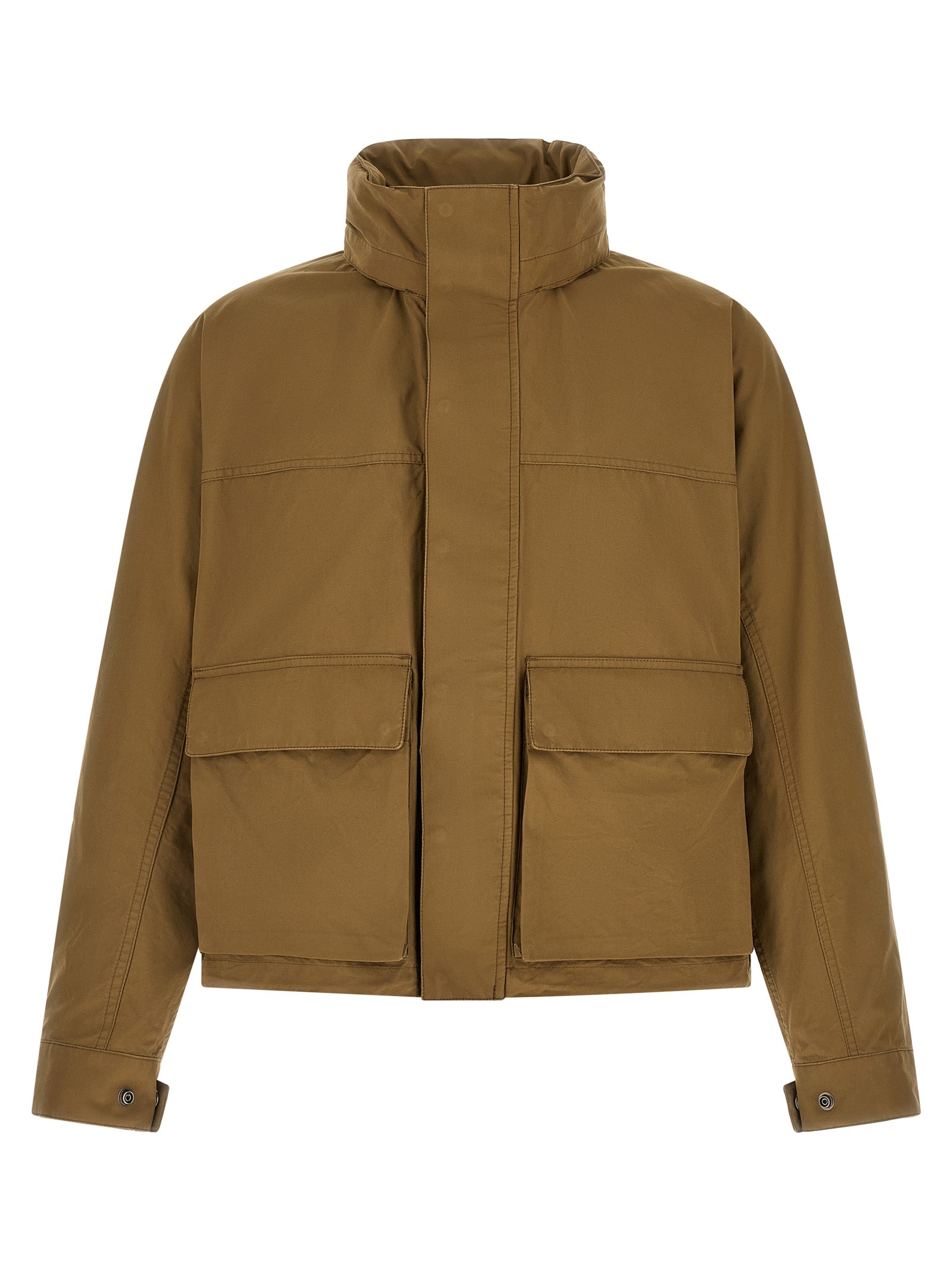 Bicolor Cotton Parka