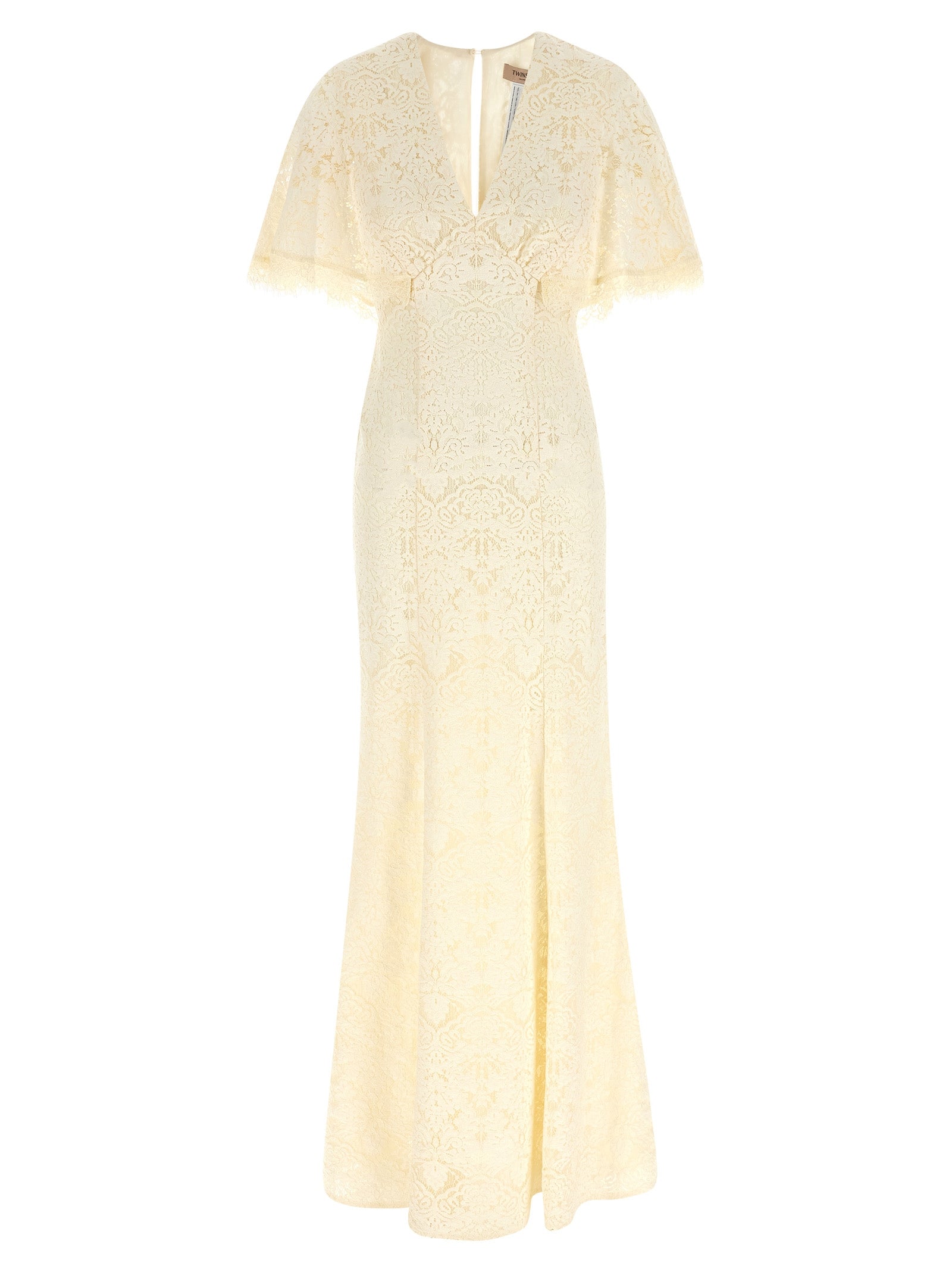 White Cotton Long Dress