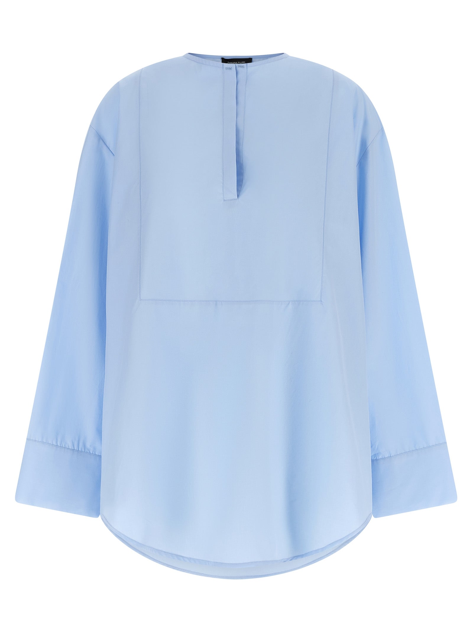 Blue Cotton Blouse
