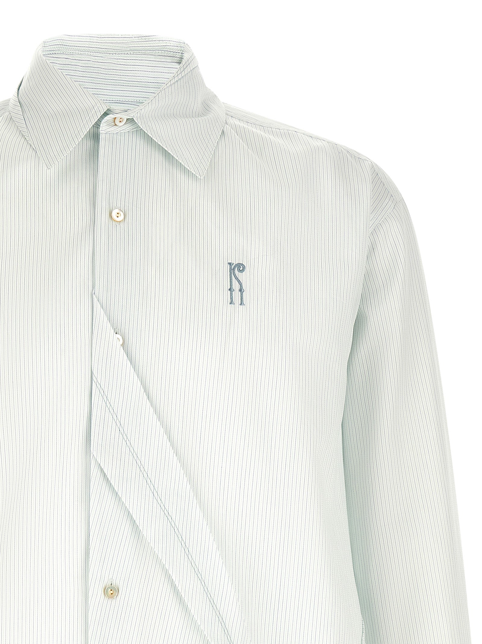 Bicolor Cotton Blouse
