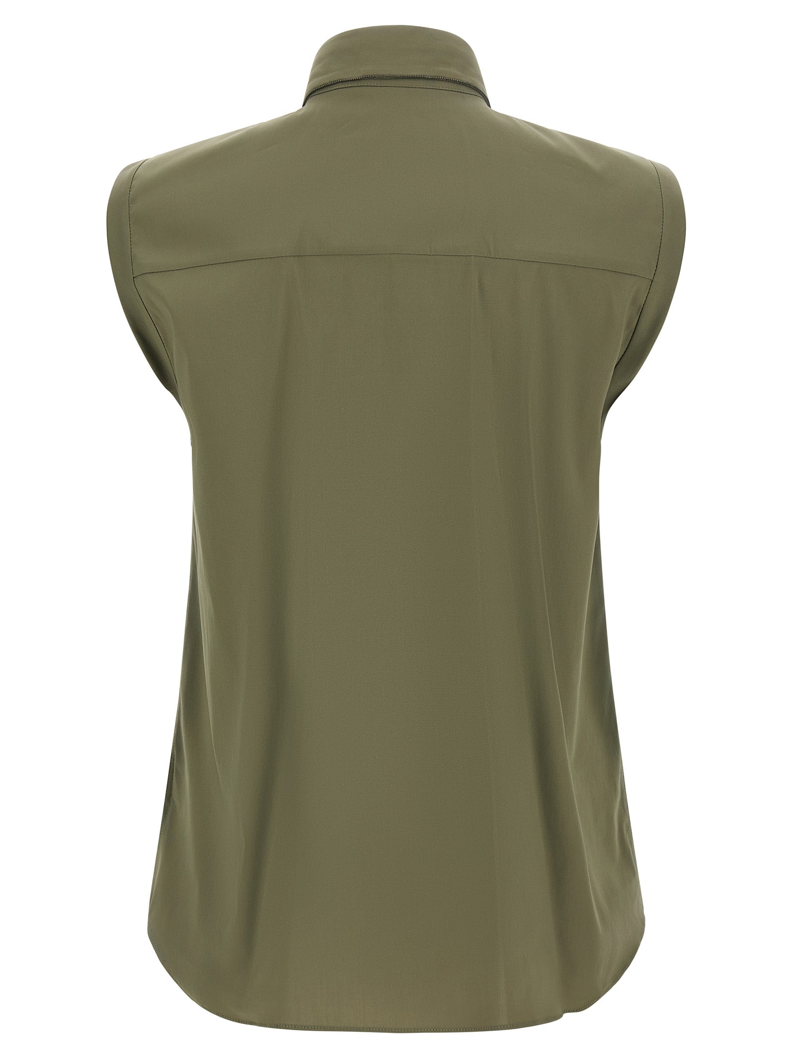 Bicolor Cotton Blouse