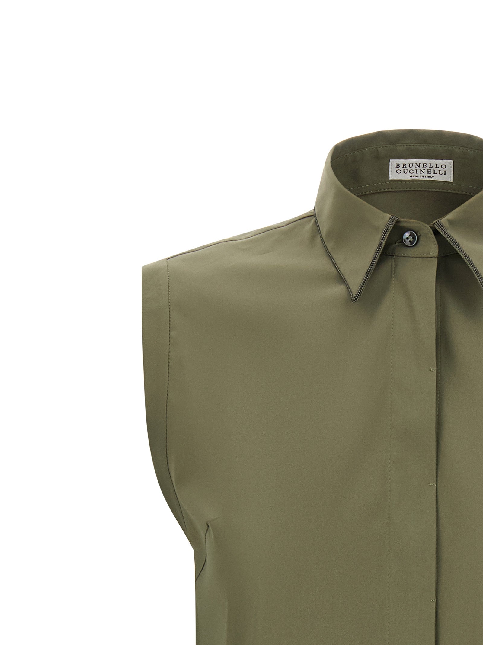 Bicolor Cotton Blouse