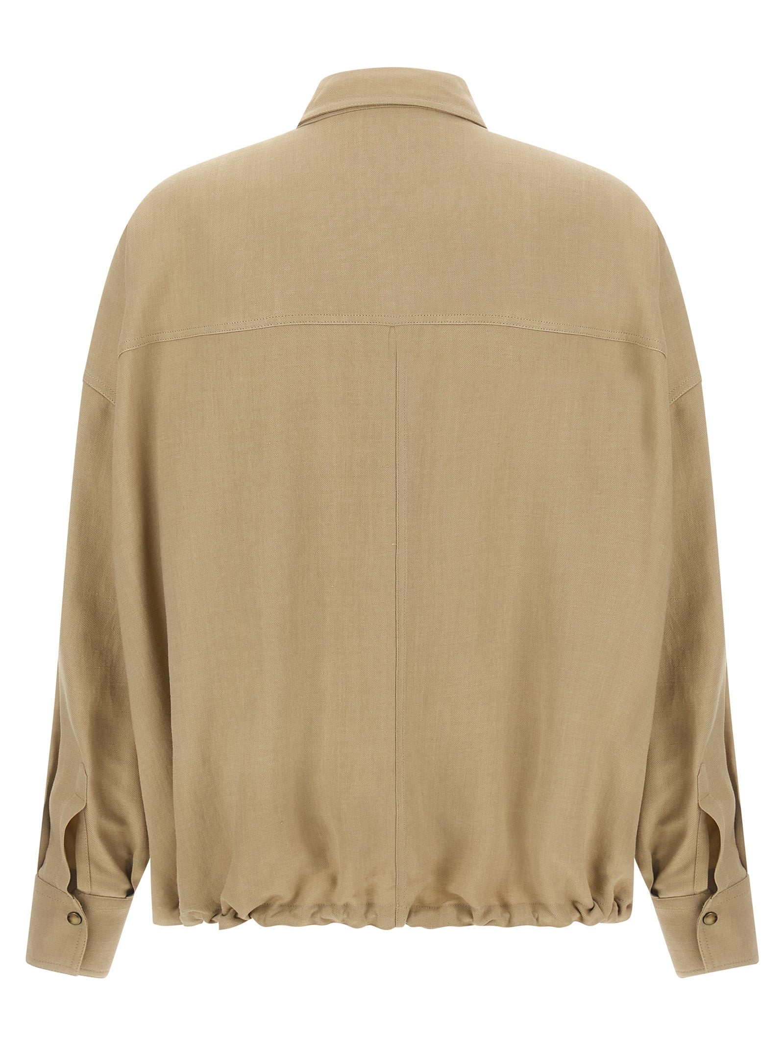 Beige Viscose Blouse