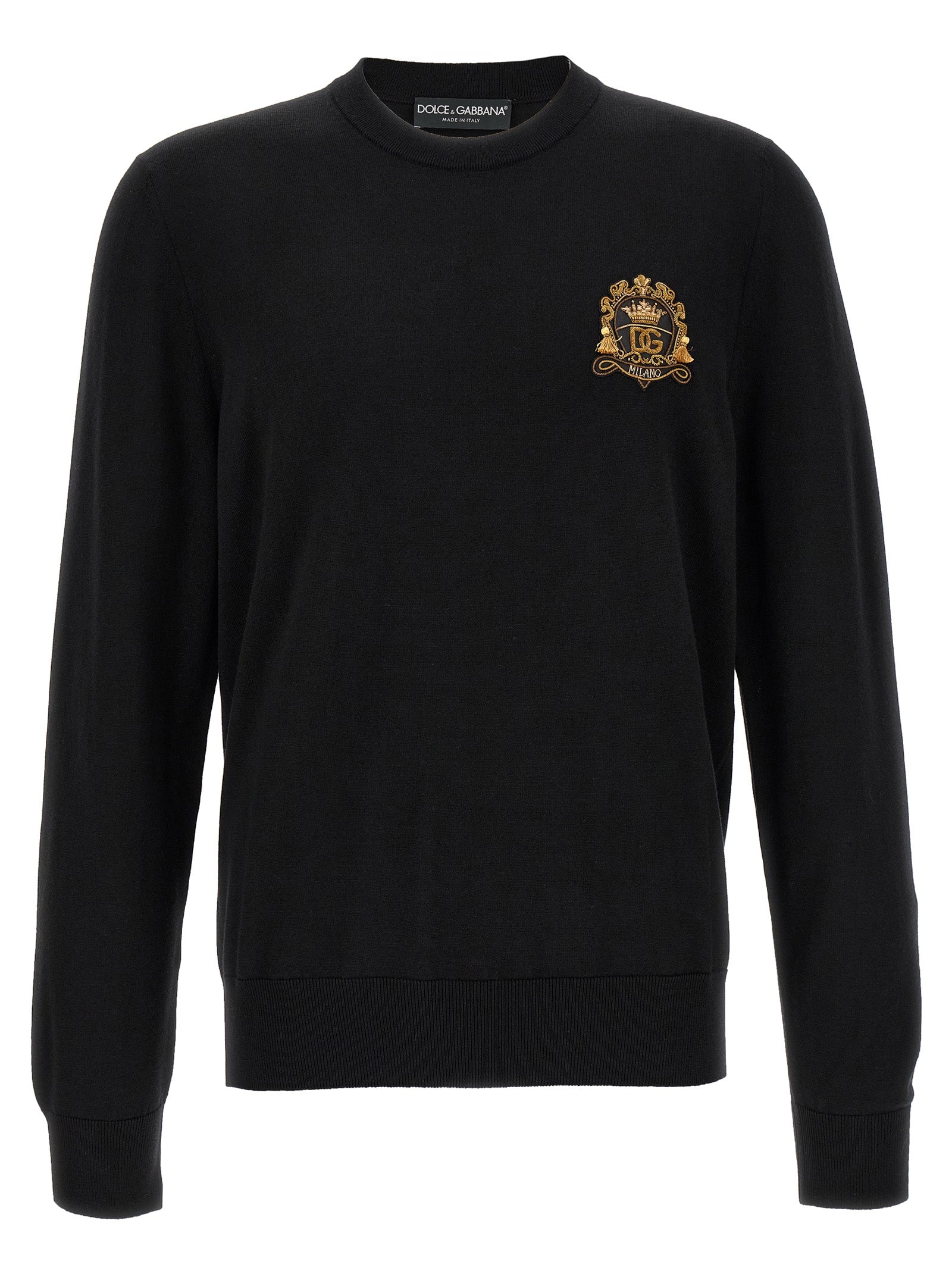 Black Virgin Wool Cardigan