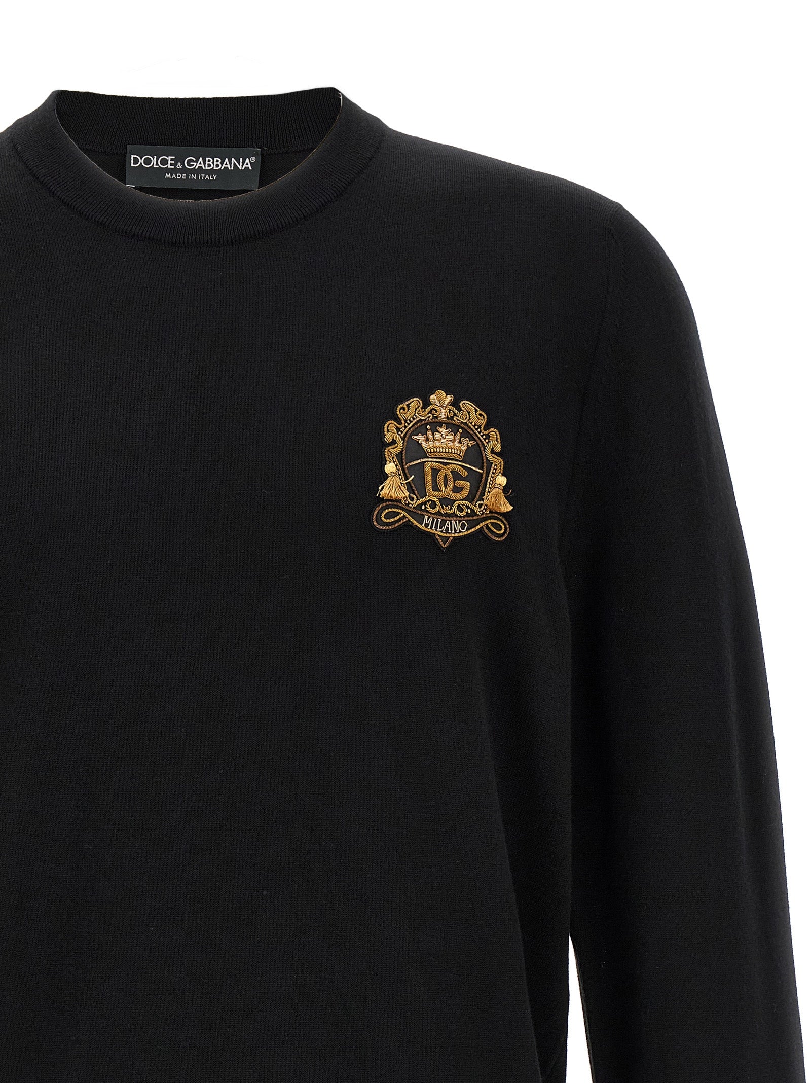 Black Virgin Wool Cardigan