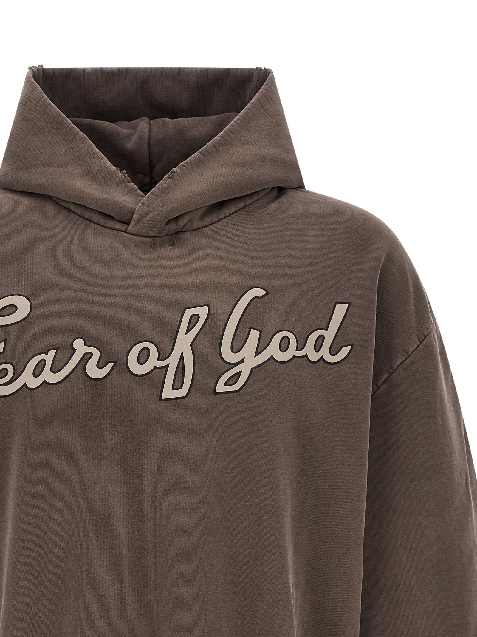 Brown Cotton Sweatshirt