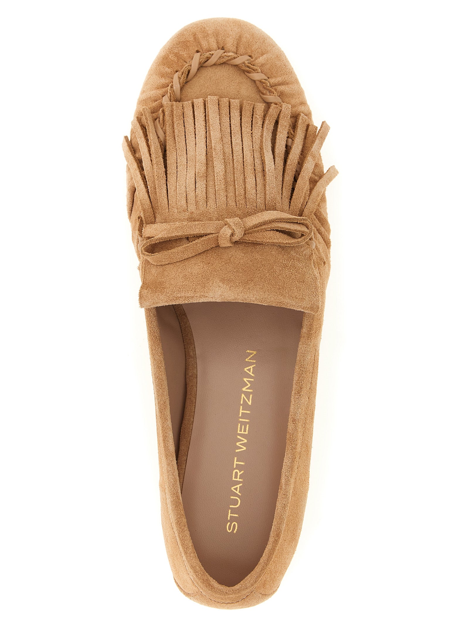 Brown Calfskin Slip-On Loafers