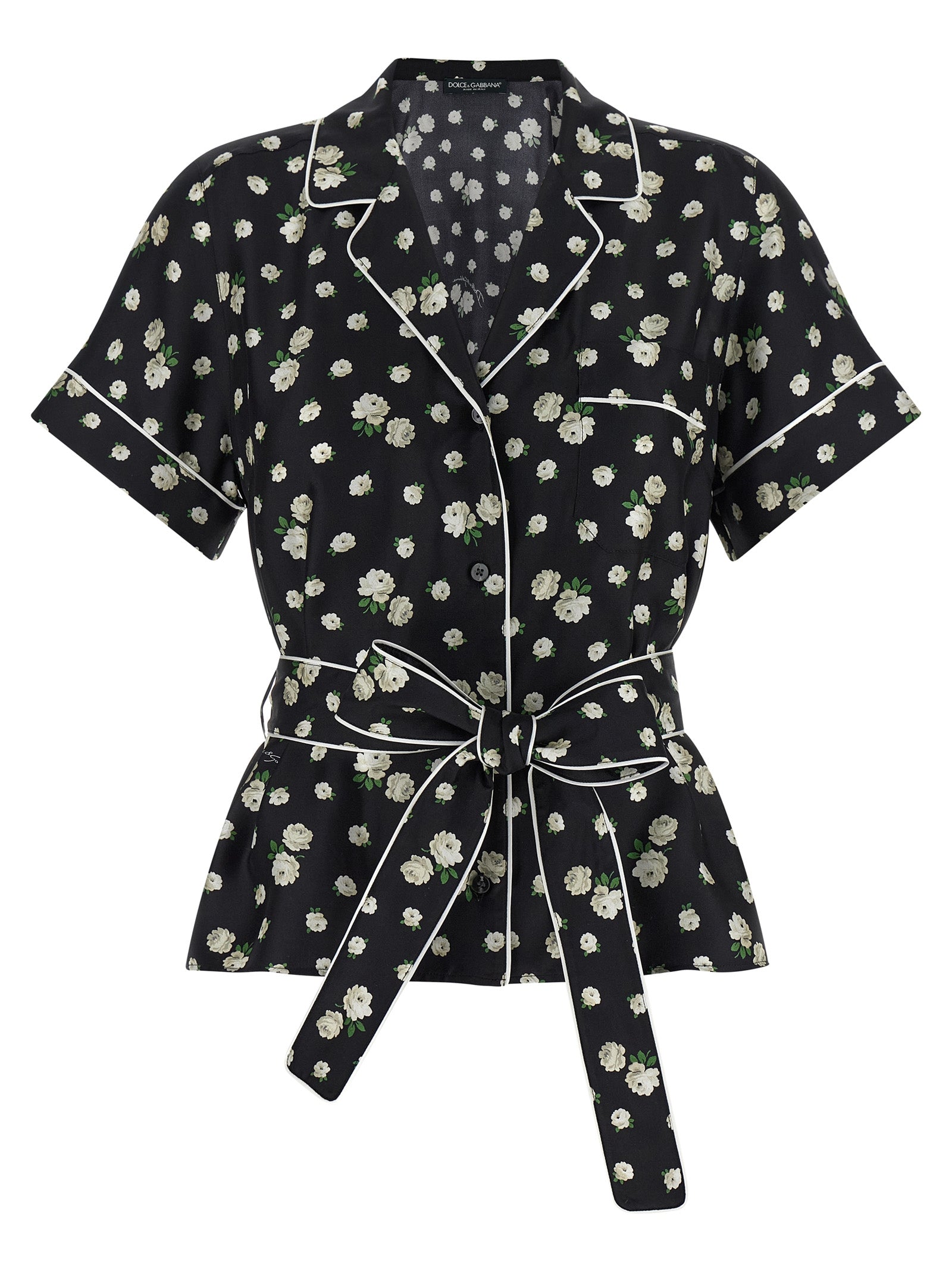 Black Silk Blouse