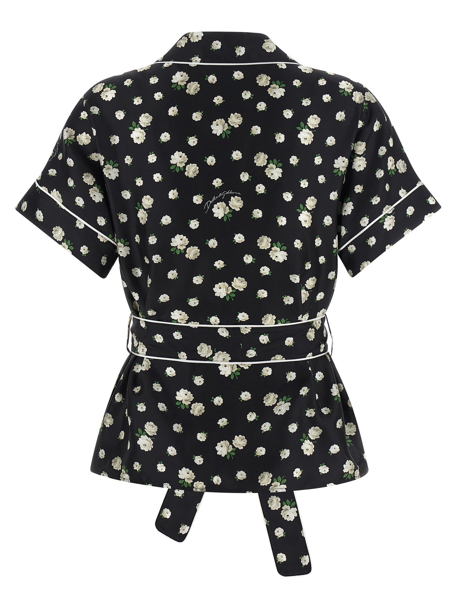 Black Silk Blouse