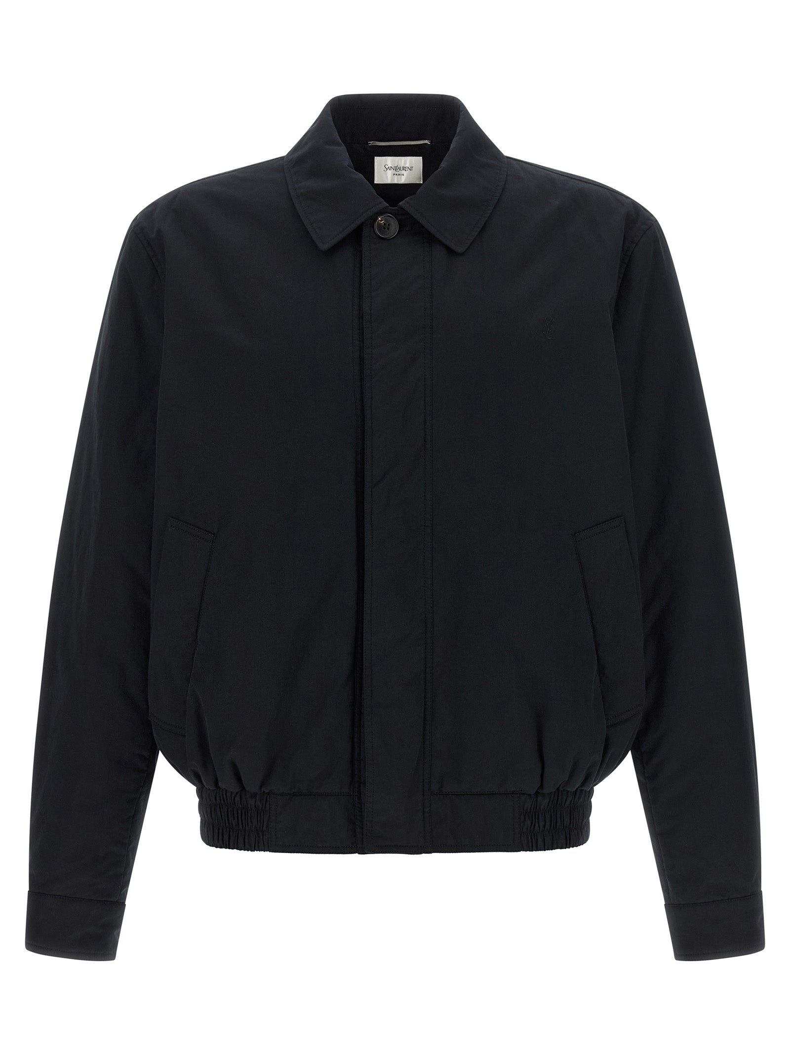 Black Cotton Shell Jacket