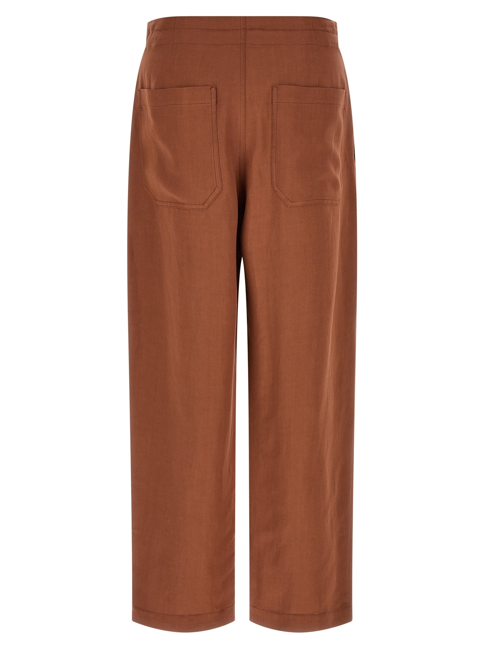 Multicolor Viscose Casual Pants