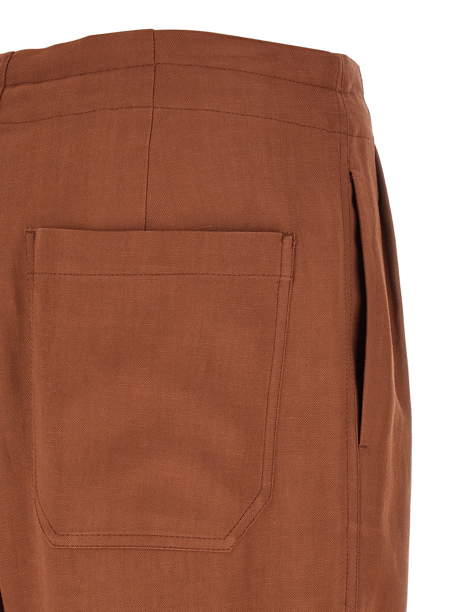 Multicolor Viscose Casual Pants