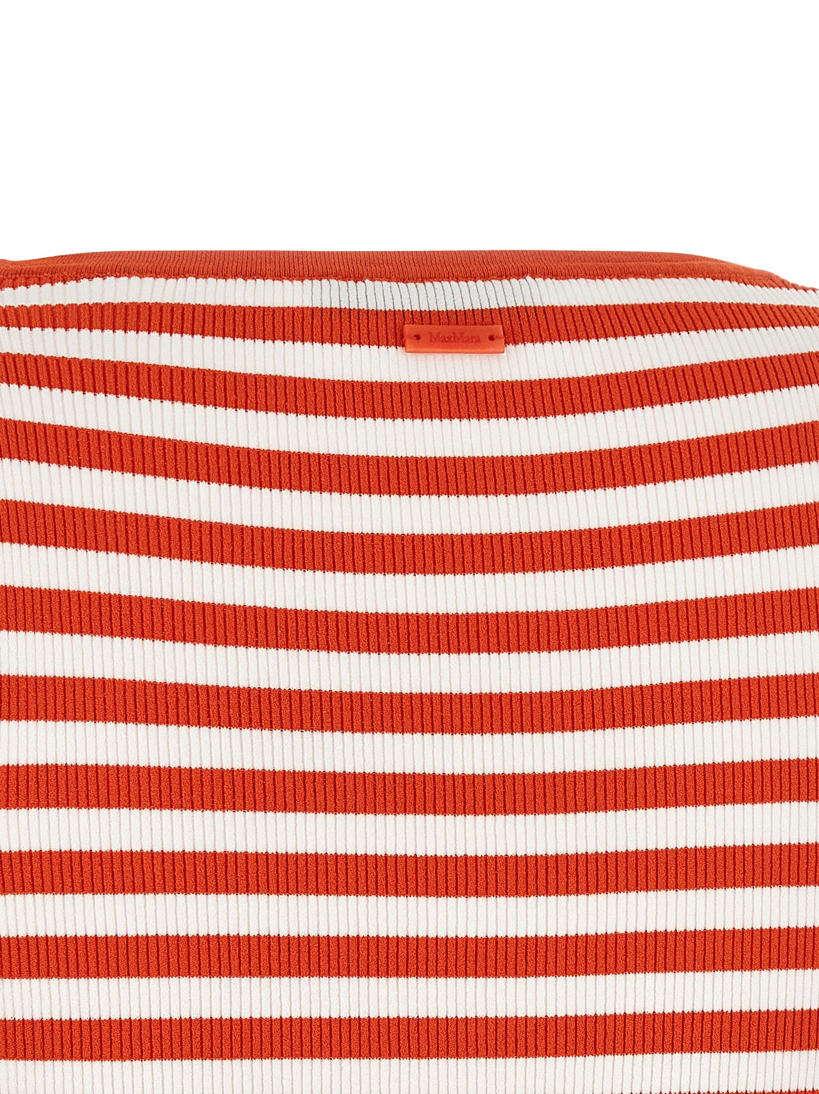 Red Viscose Sleeveles T-Shirt