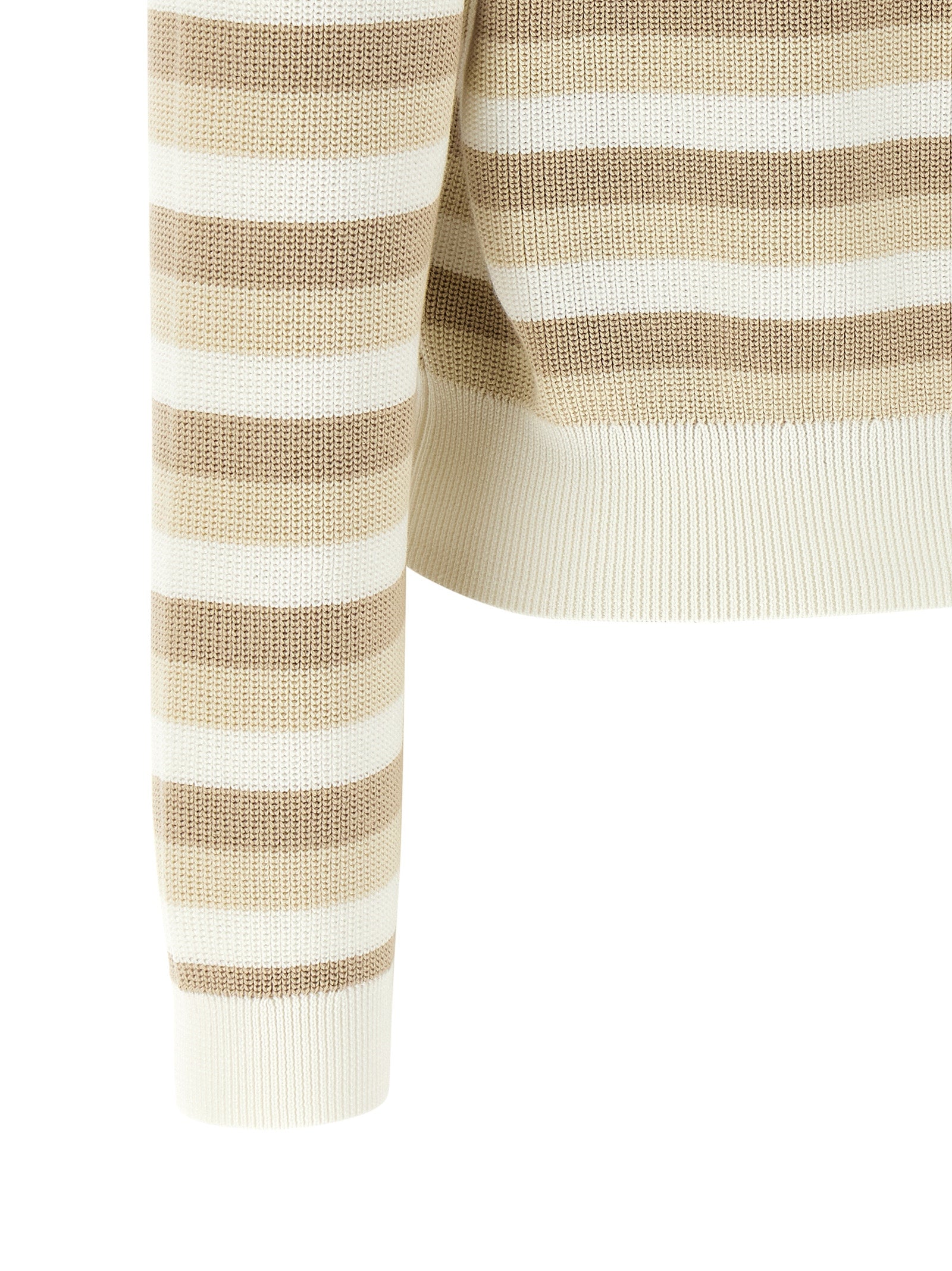 Beige Cotton Cardigan