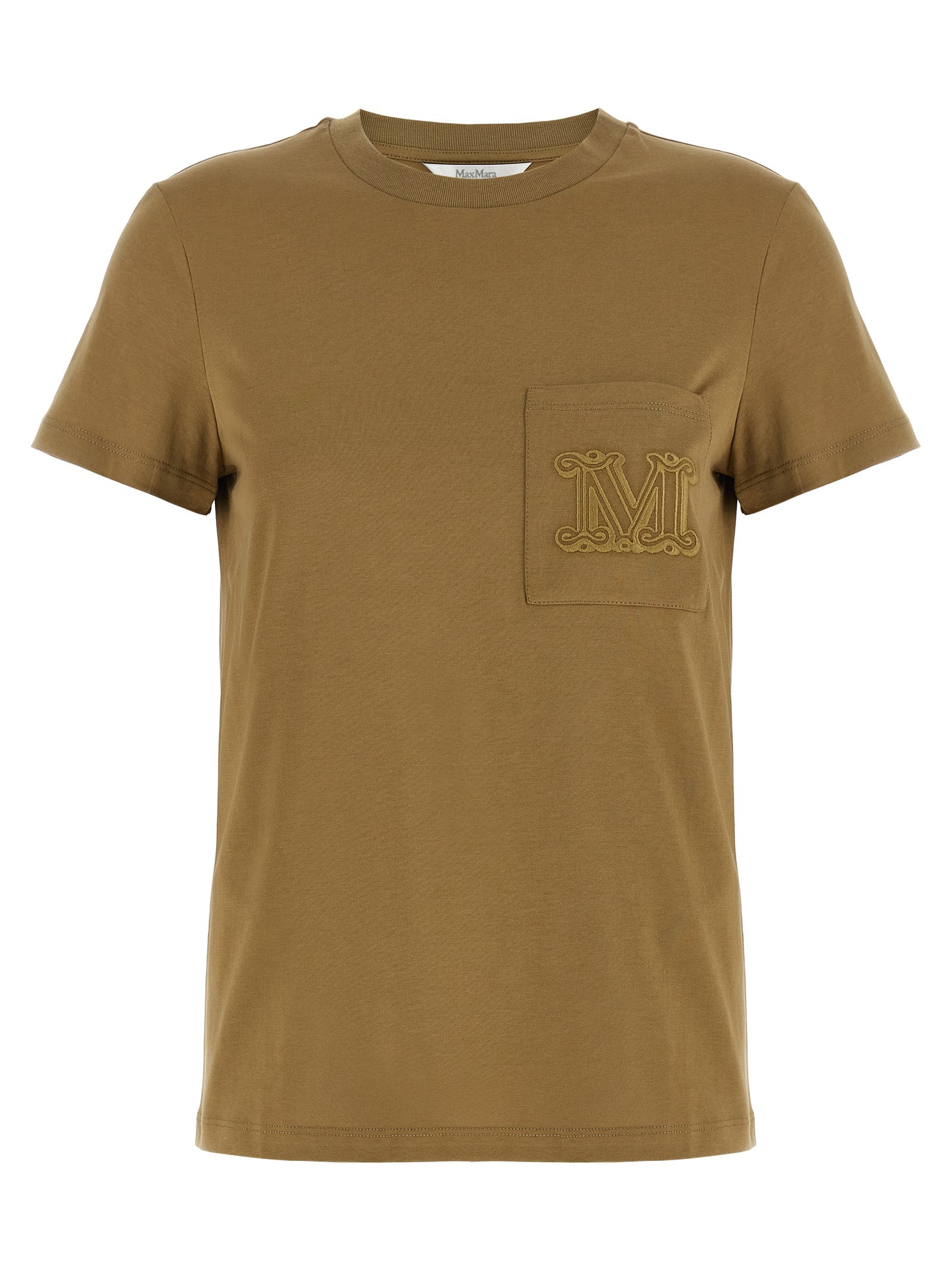 Brown Cotton T-Shirt