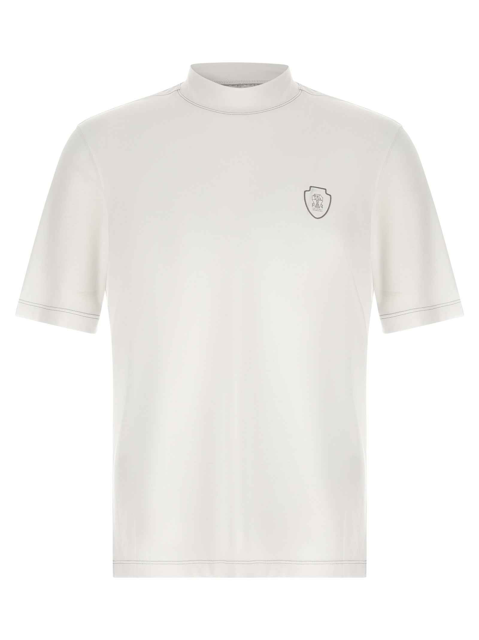 White Polyamide T-Shirt