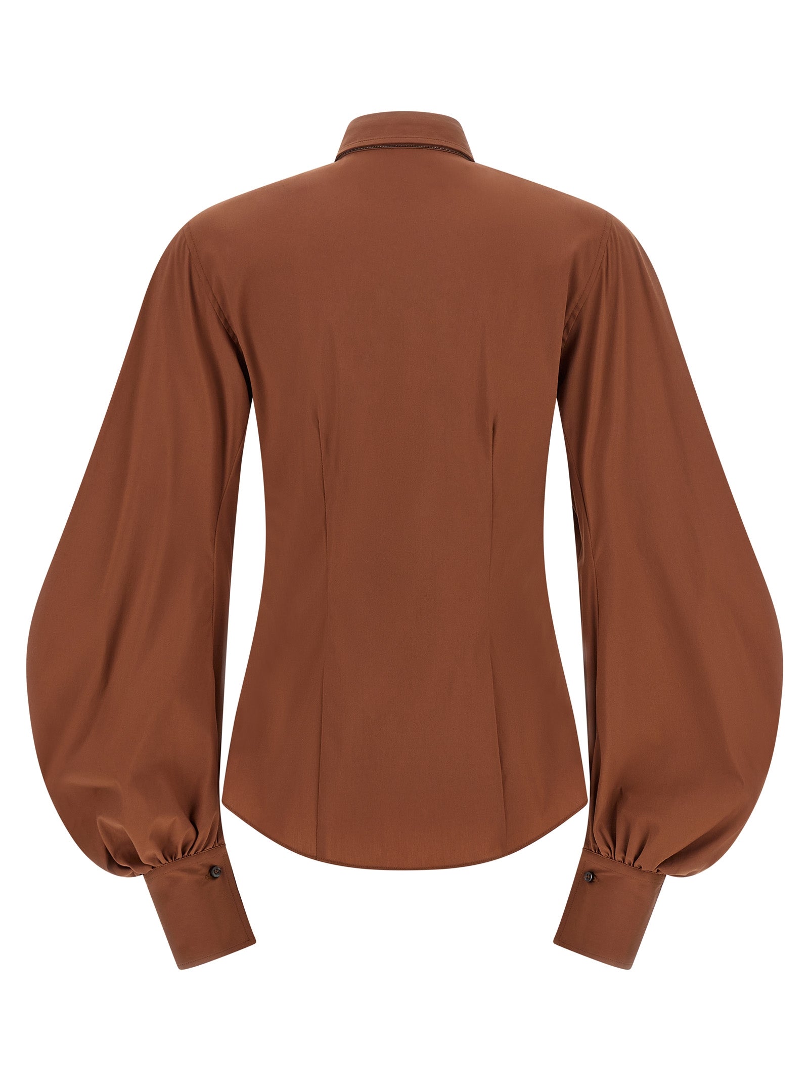 Brown Cotton Blouse