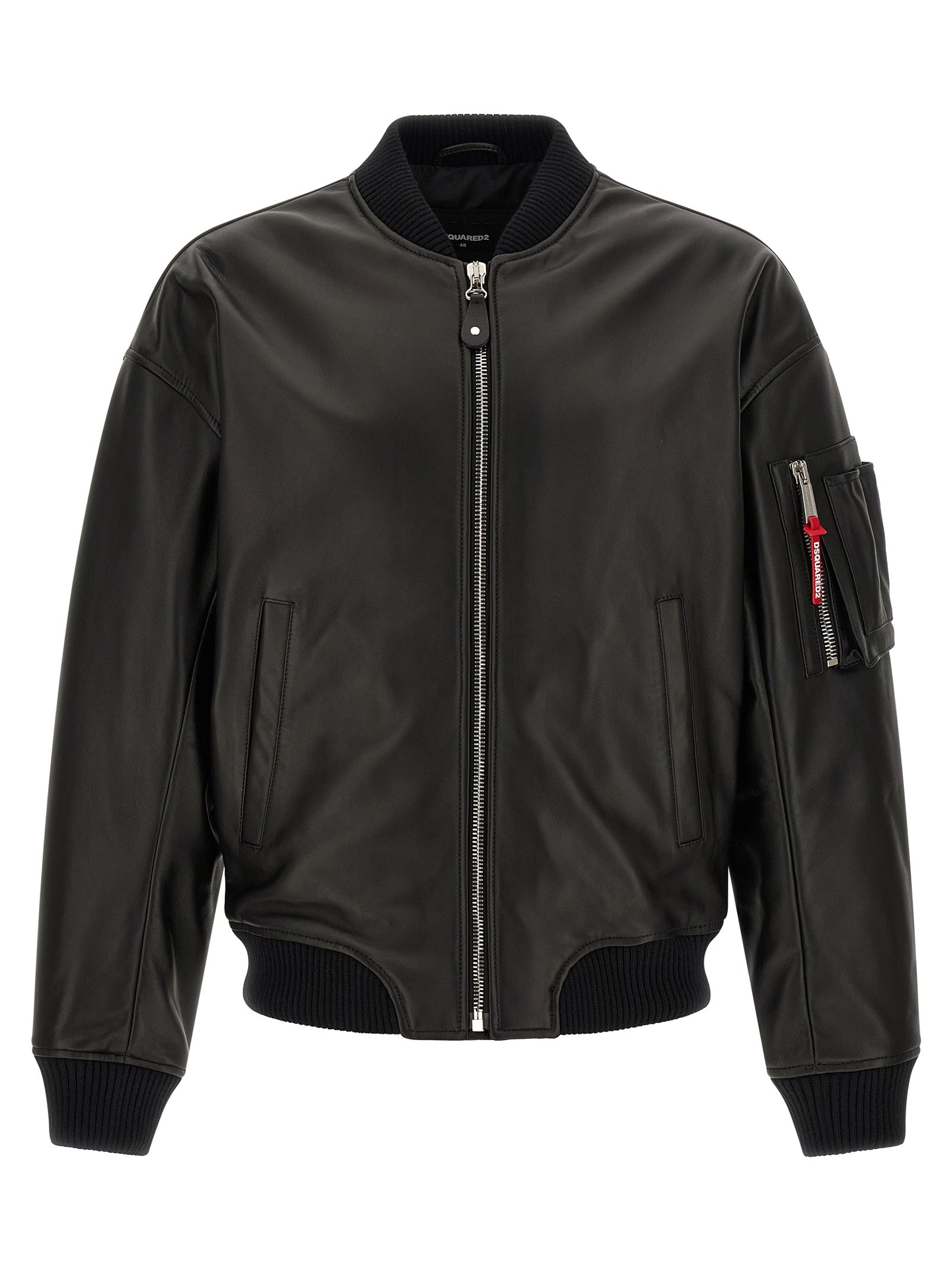 Black Leather Leather Jacket