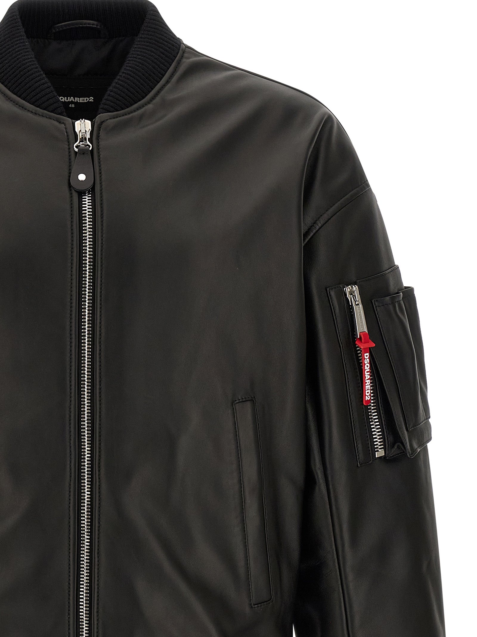 Black Leather Leather Jacket