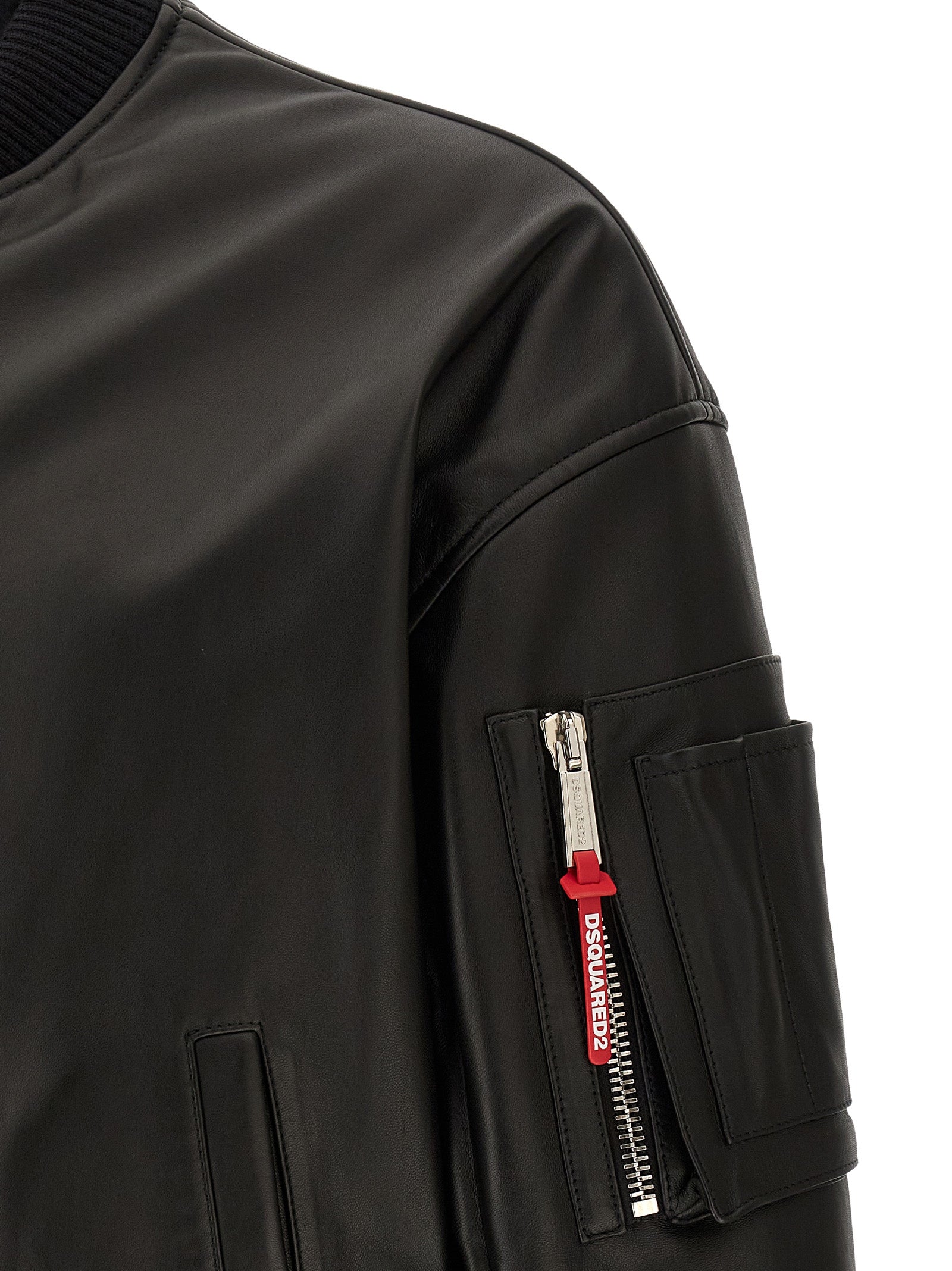 Black Leather Leather Jacket