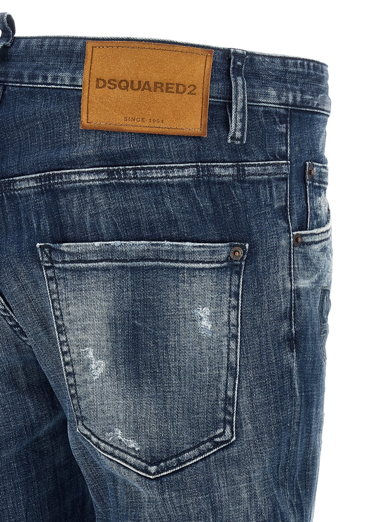 Blue Cotton Relaxed Fit Jeans